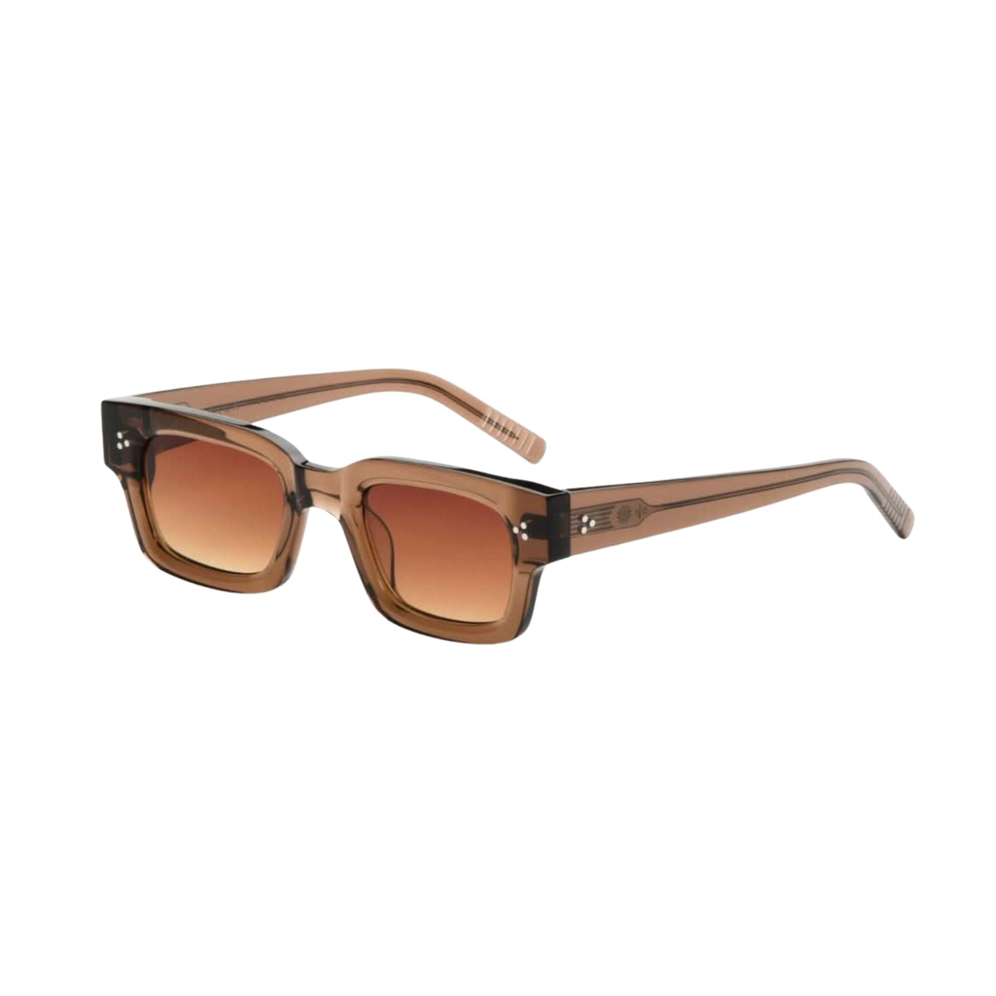 Akila Syndicate Sonnenbrille Braun – Seitenansicht bei Optik Bartholomä in München