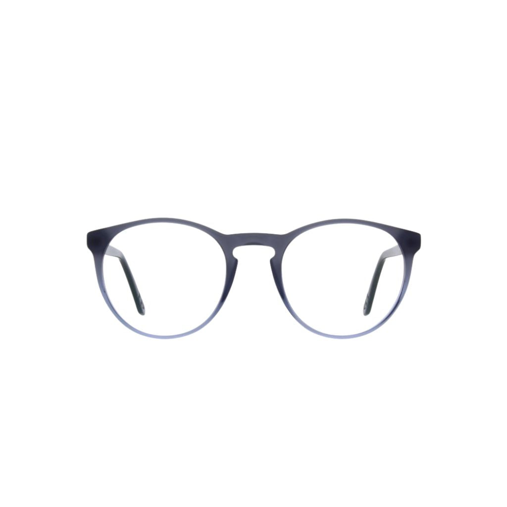 Andy Wolf Brille Lars 4630 in Grau-Blau Verlauf – Frontansicht klassische Pantoform aus Acetat bei Optik Bartholomä München Maxvorstadt