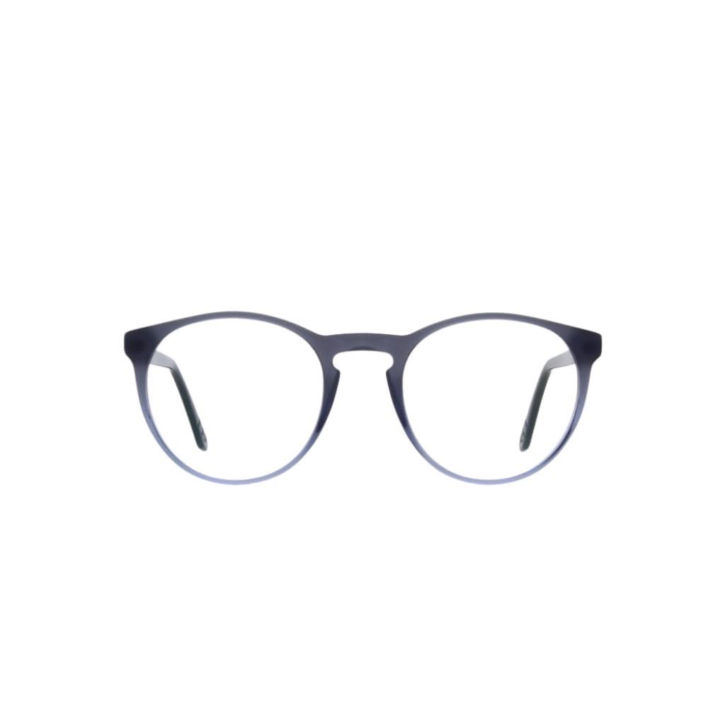 Andy Wolf Brille Lars 4630 in Grau-Blau Verlauf – Frontansicht klassische Pantoform aus Acetat bei Optik Bartholomä München Maxvorstadt