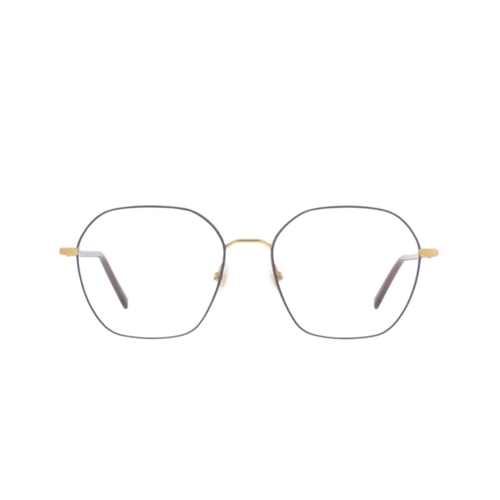 Andy Wolf Brille 4817 Violet-Gold – Frontansicht Herzstück-Kollektion bei Optik Bartholomä München Maxvorstadt-Schwabing