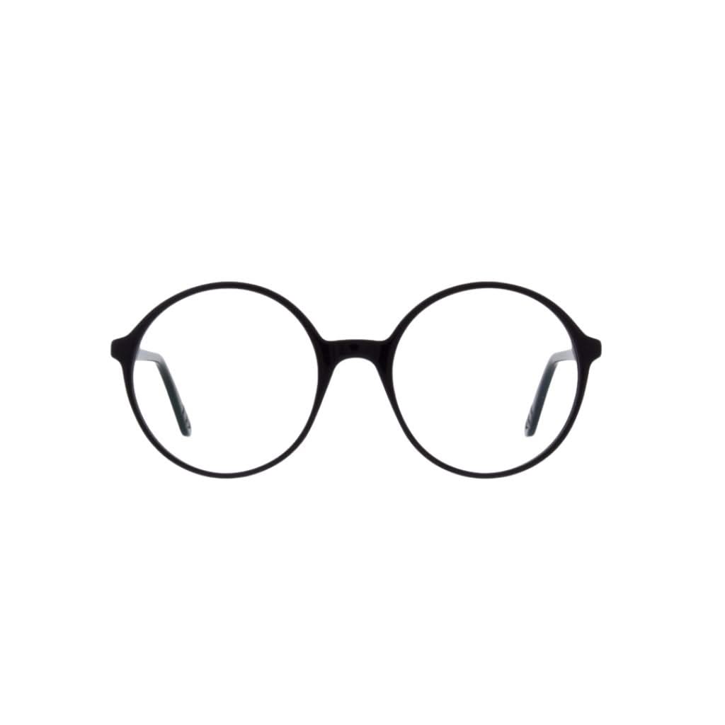 Designerbrille Andy Wolf LOLLY Schwarz – Frontansicht bei Optik Bartholomä München Maxvorstadt-Schwabing