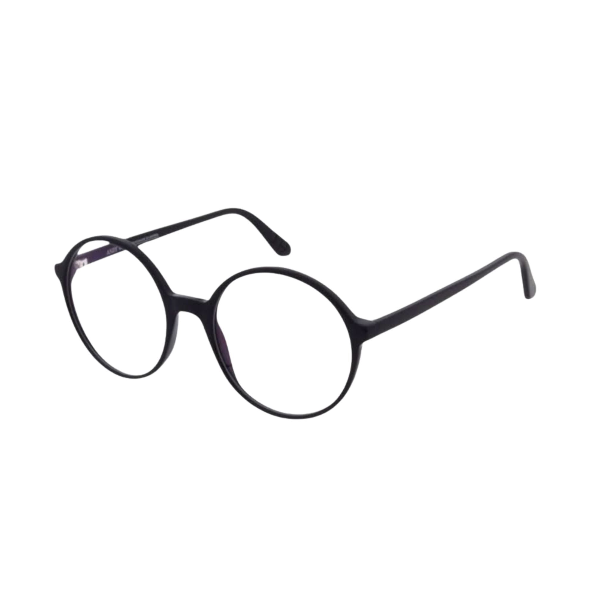 Andy Wolf Brille LOLLY Schwarz Oversized – Seitenansicht bei Optik Bartholomä München Maxvorstadt-Schwabing