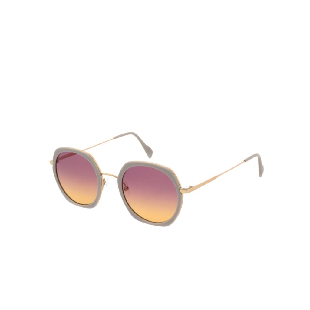 Designer-Sonnenbrille  von Andy Wolf Myrtle Sun – Seitenansicht edle Metall-Acetat-Kombination bei Optik Bartholomä München Maxvorstadt-Schwabing