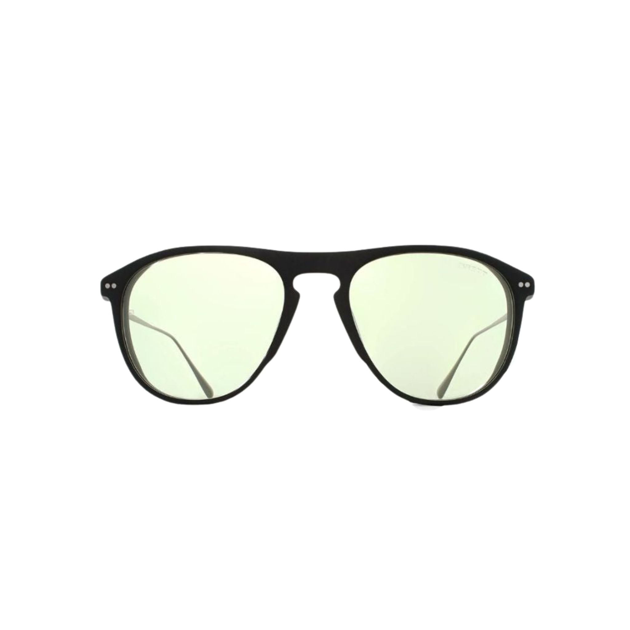 Brett Eyewear BARRY SUN C03 Sonnenbrille Frontansicht Herren schwarz silber große Fassung photochromische Gläser München Optiker Optik Bartholomä