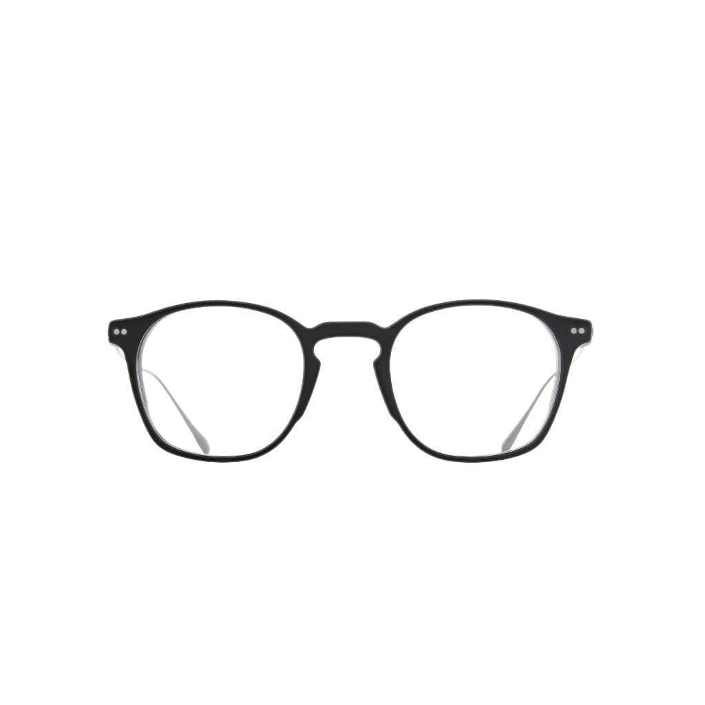 Brett Eyewear BILL C03 Brille Frontansicht Herren eckige Form schwarz silber München Optiker Optik Bartholomä