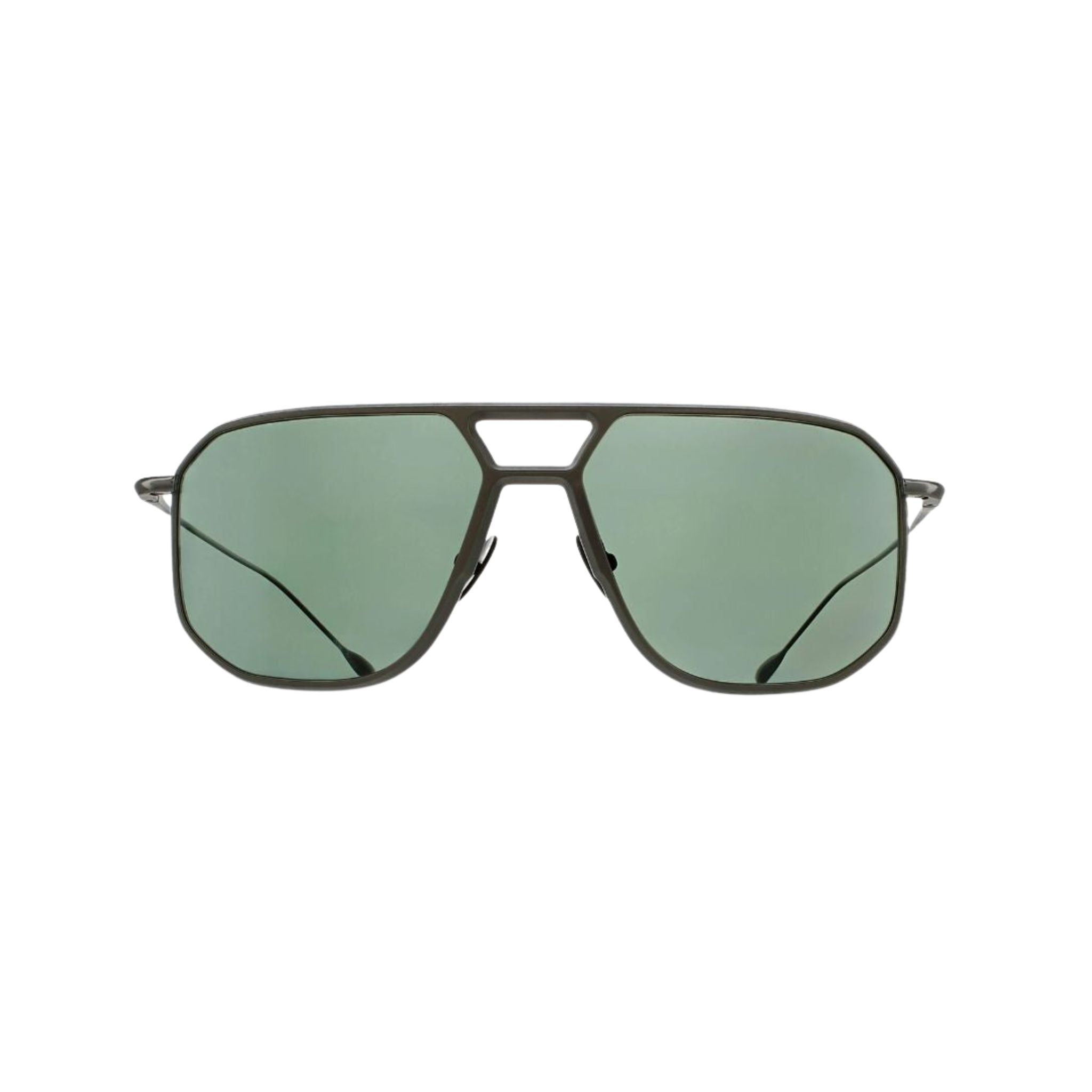 Brett Eyewear ED SUN C06 Sonnenbrille Frontansicht Aviator Titan gunmetal große Fassung Herren München Optiker Optik Bartholomä