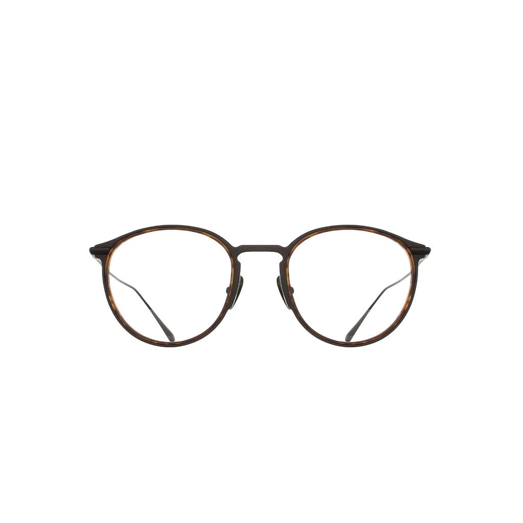 Brett Eyewear MARIO C03 Brille Frontansicht Titan schwarz tortoise kleine Fassung Herren München Optiker Optik Bartholomä