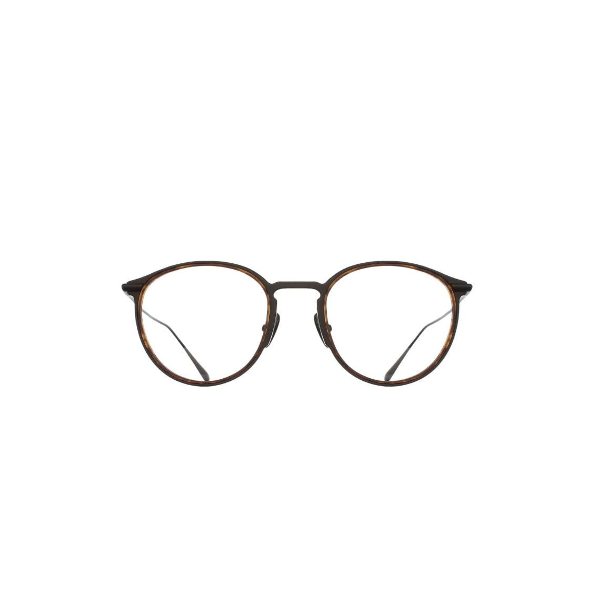 Brett Eyewear MARIO C03 Brille Frontansicht Titan schwarz tortoise kleine Fassung Herren München Optiker Optik Bartholomä