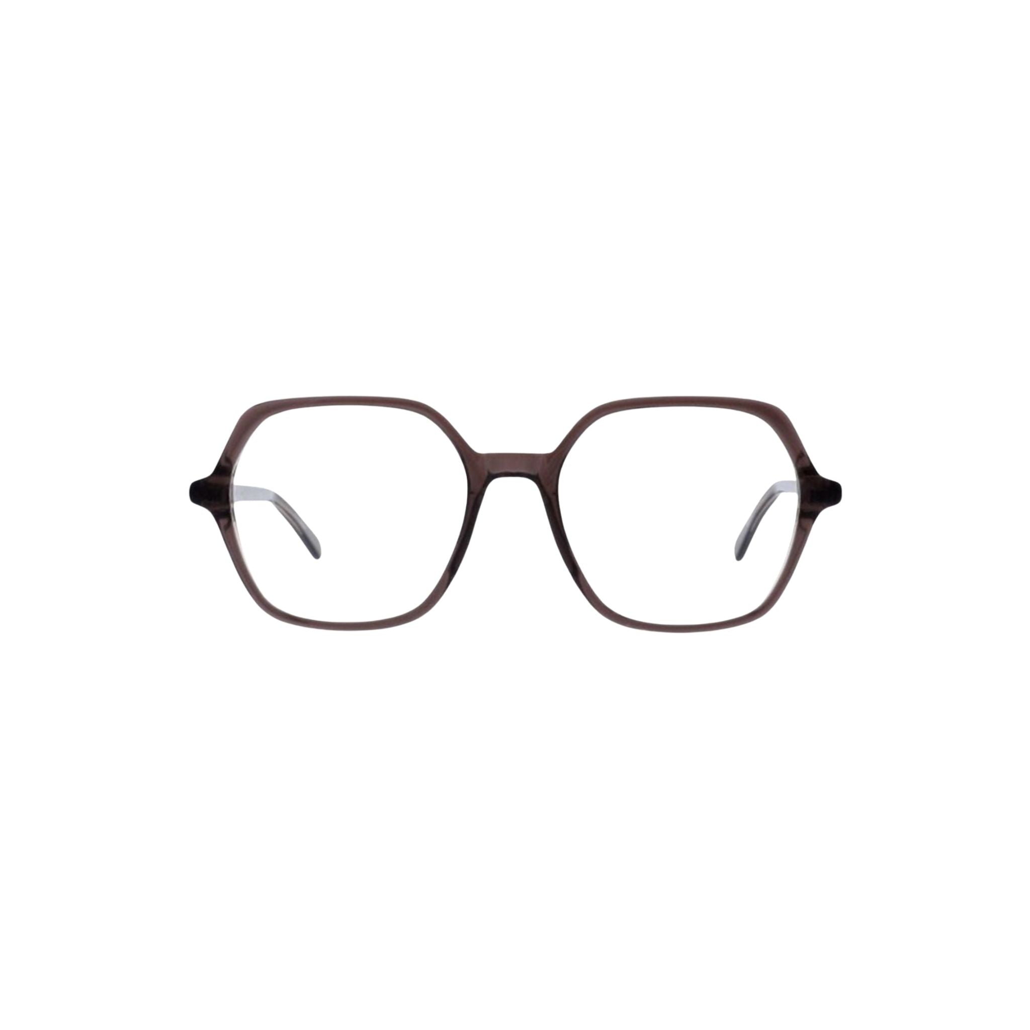 Colibris EDDA 131 braun transparente Damenbrille Frontansicht kleine schmale Gesichter Designerbrille München Optiker Optik Bartholomä Maxvorstadt