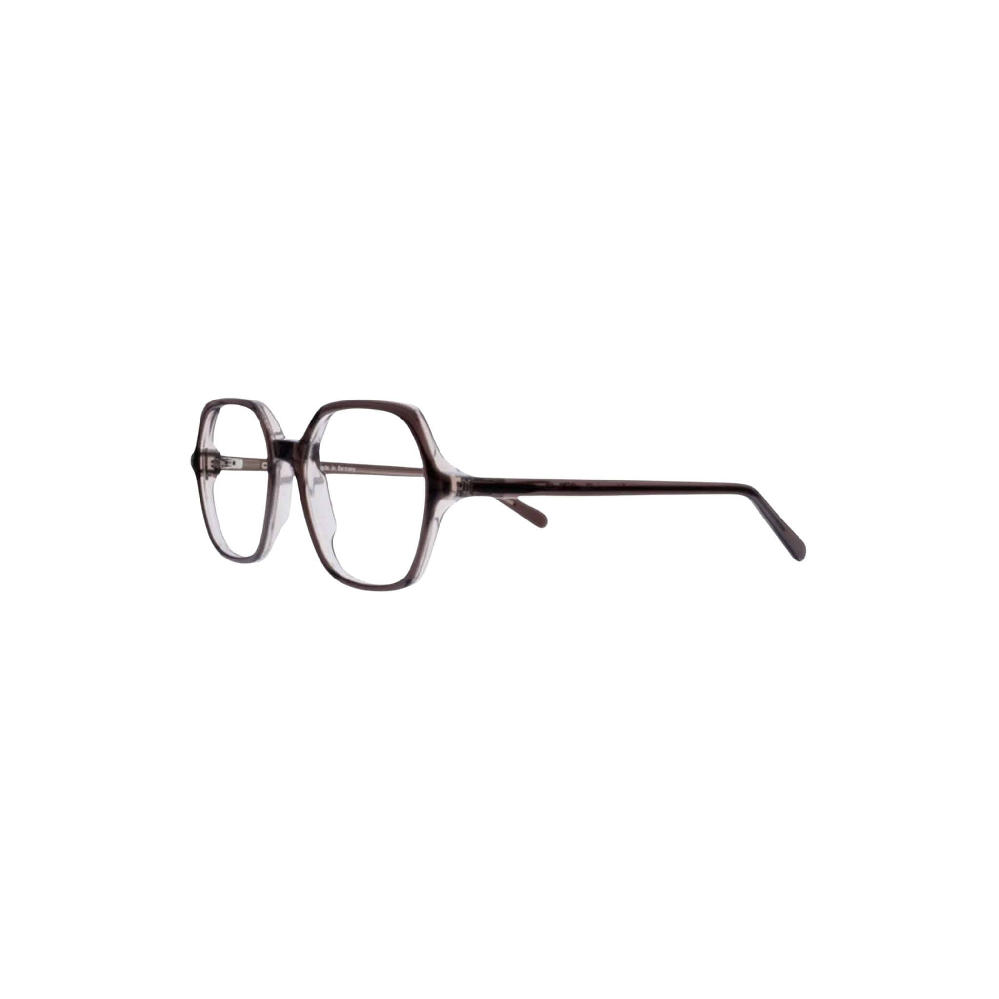 Colibris EDDA 131 braun transparente Damenbrille Seitenansicht Acetatfassung kleine Gesichter Designerbrille München Optiker Optik Bartholomä Maxvorstadt
