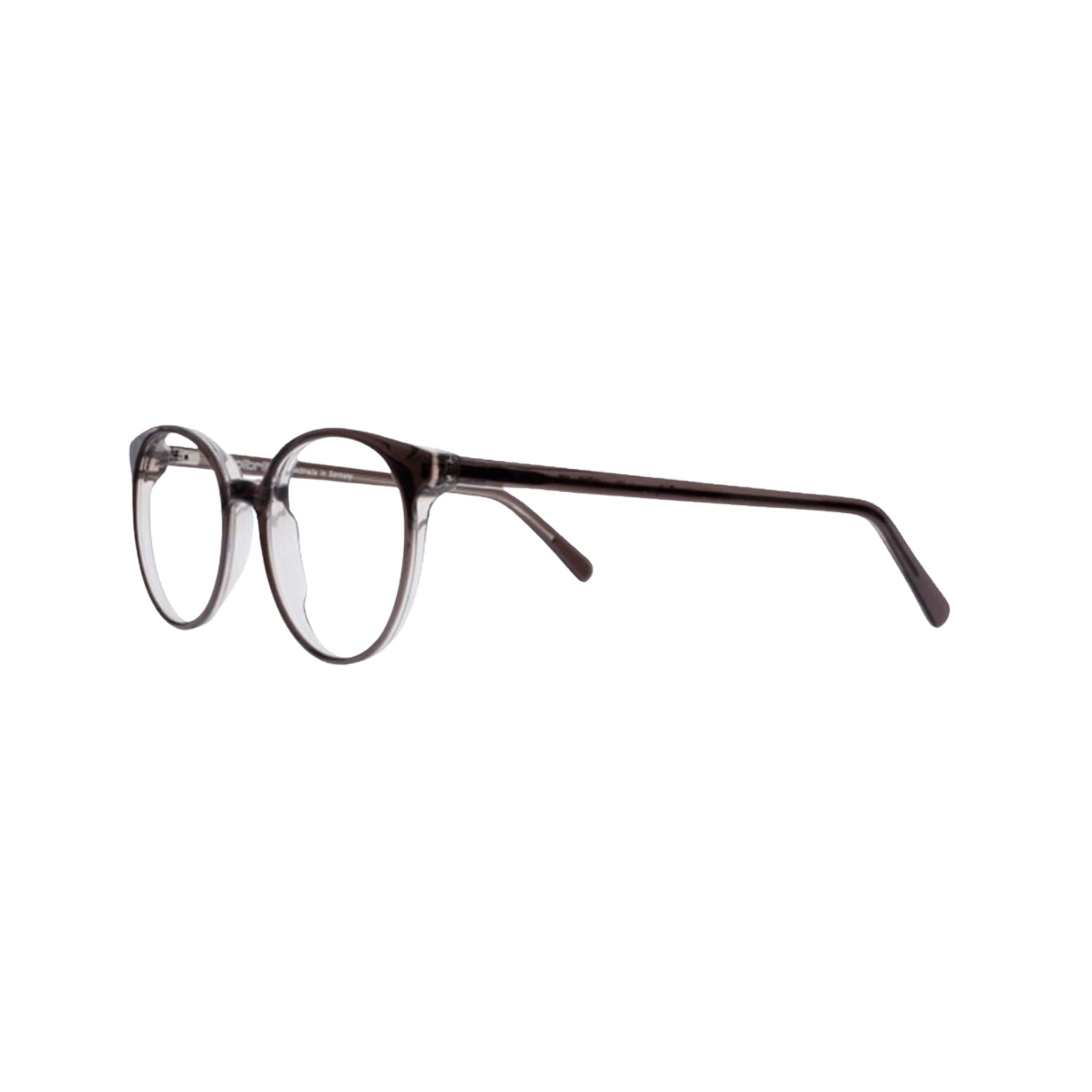 Colibris EMILY 131 braun transparente Brille Seitenansicht Acetat Pantoform kleine Gesichter Damenbrille München Optiker Optik Bartholomä Maxvorstadt
