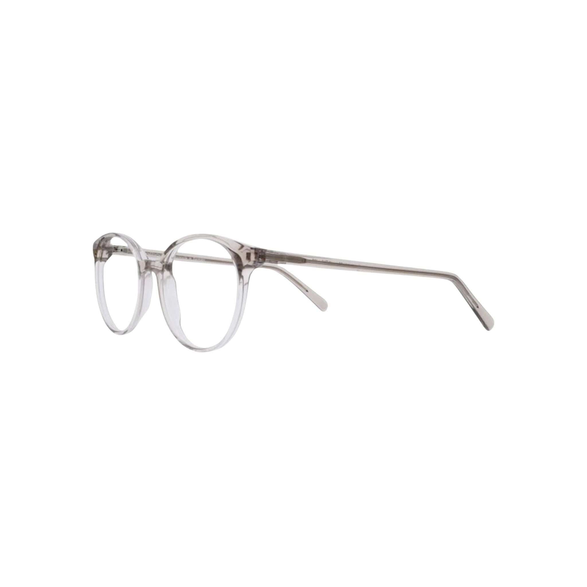 Colibris JANA 102 grau transparente Brille Seitenansicht Acetat Pantoform kleine Gesichter Damenbrille München Optiker Maxvorstadt
