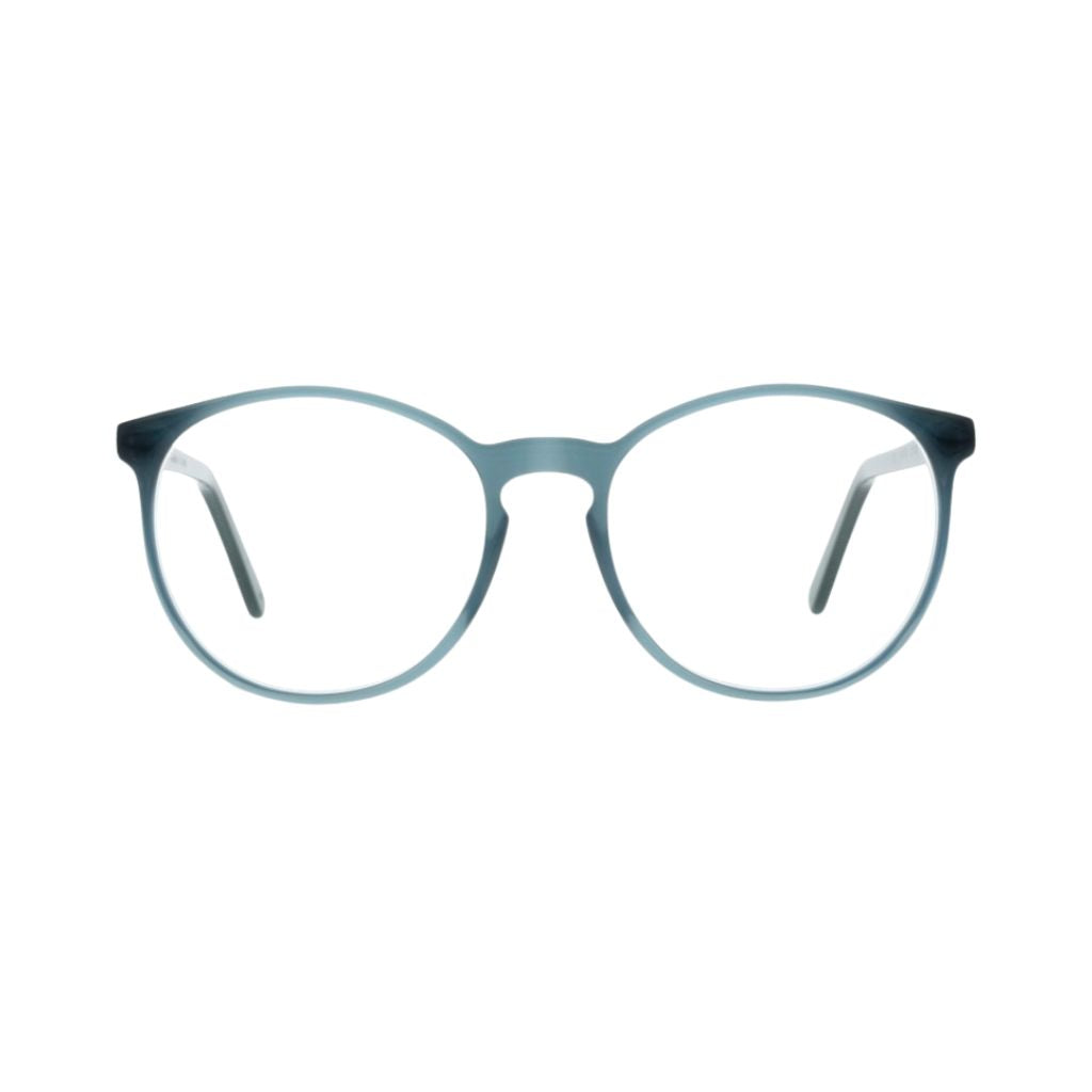 Colibris JANA 116 blau transparent Brille Frontansicht Panto Damenbrille kleine Gesichter Designerbrille München Optiker Optik Bartholomä Maxvorstadt