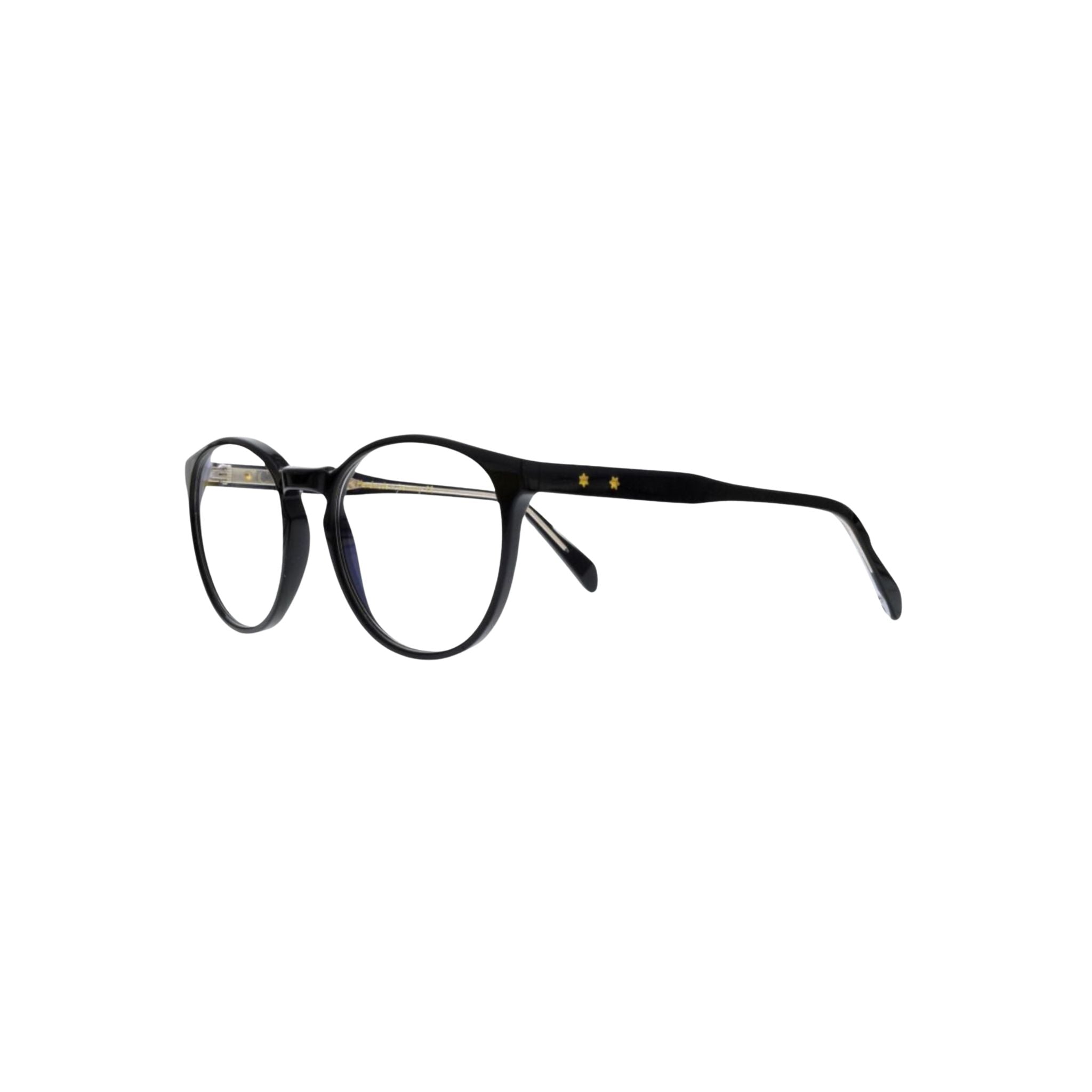 Colibris LISA D 100 schwarze Brille Seitenansicht Acetatfassung kleine Gesichter Damenbrille München Optiker Optik Bartholomä Maxvorstadt
