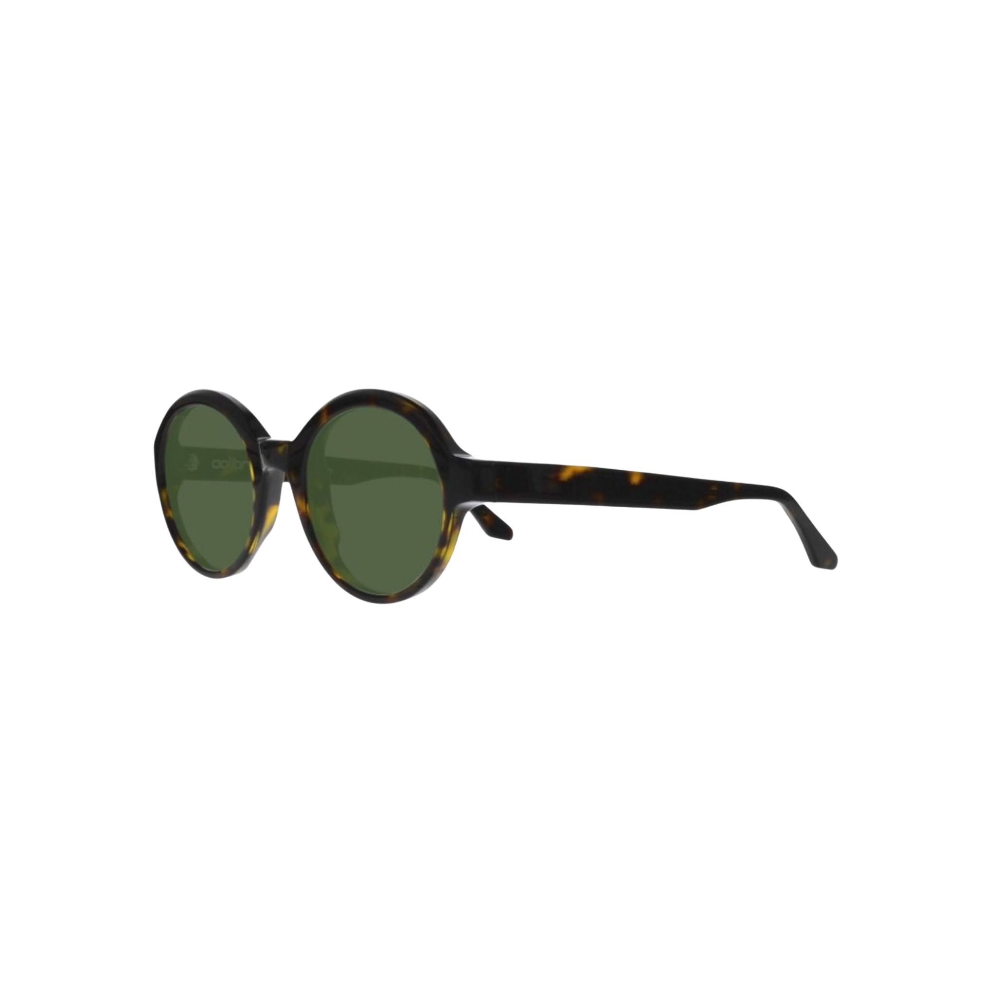 Colibris MINNA SUN 09 Havanna braun Sonnenbrille Seitenansicht Acetatfassung kleine Gesichter Designer Sonnenbrille München Optiker Maxvorstadt