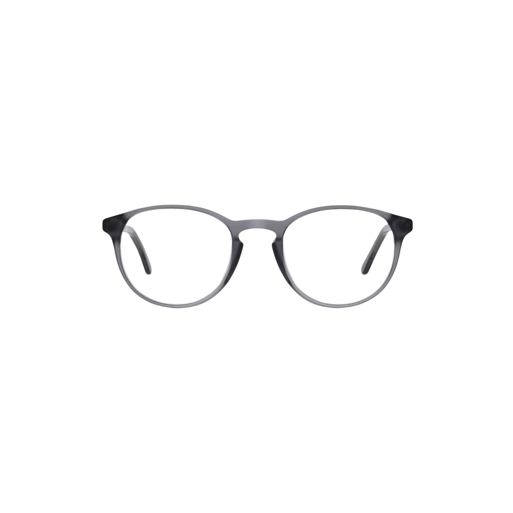 Colibris OLE 102 grau transparent matt Panto Brille Frontansicht Unisex kleine Gesichter Designerbrille München Optiker Optik Bartholomä Maxvorstadt