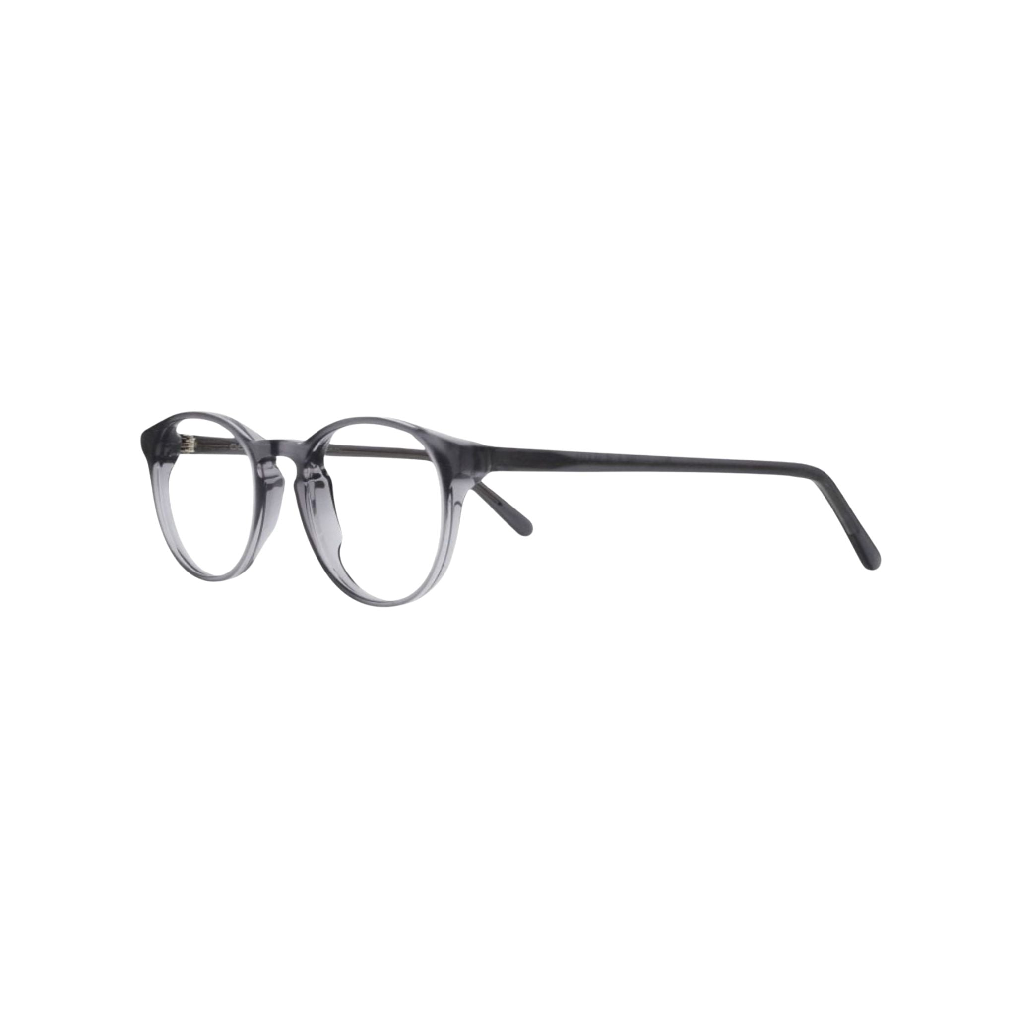 Colibris OLE 102 matte grau transparente Panto Brille Seitenansicht Acetatfassung kleine Gesichter Unisex Brille München Optiker Maxvorstadt