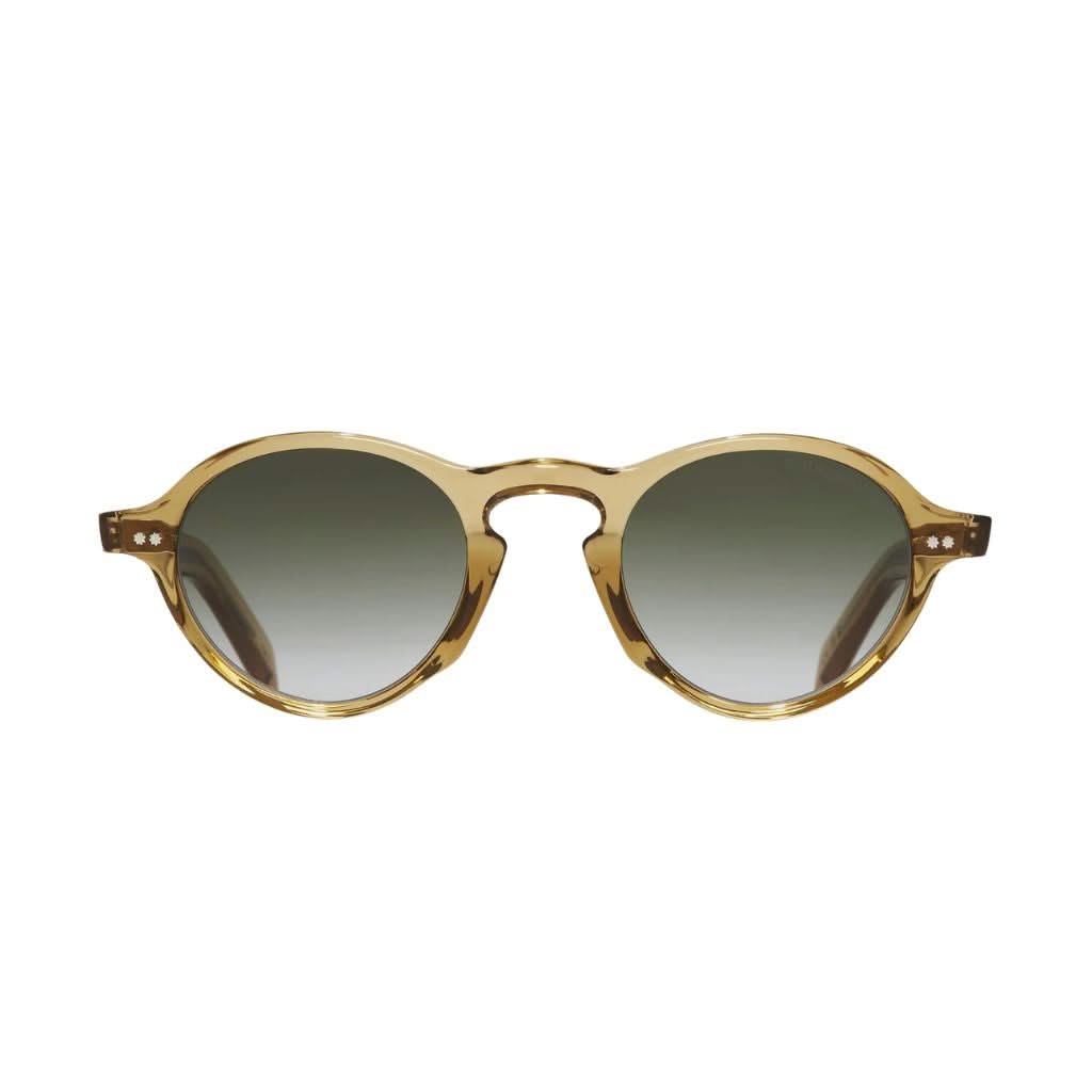 Cutler and Gross GR08 Sonnenbrille in Crystal Tobacco – Frontansicht bei Brillen Schneider München