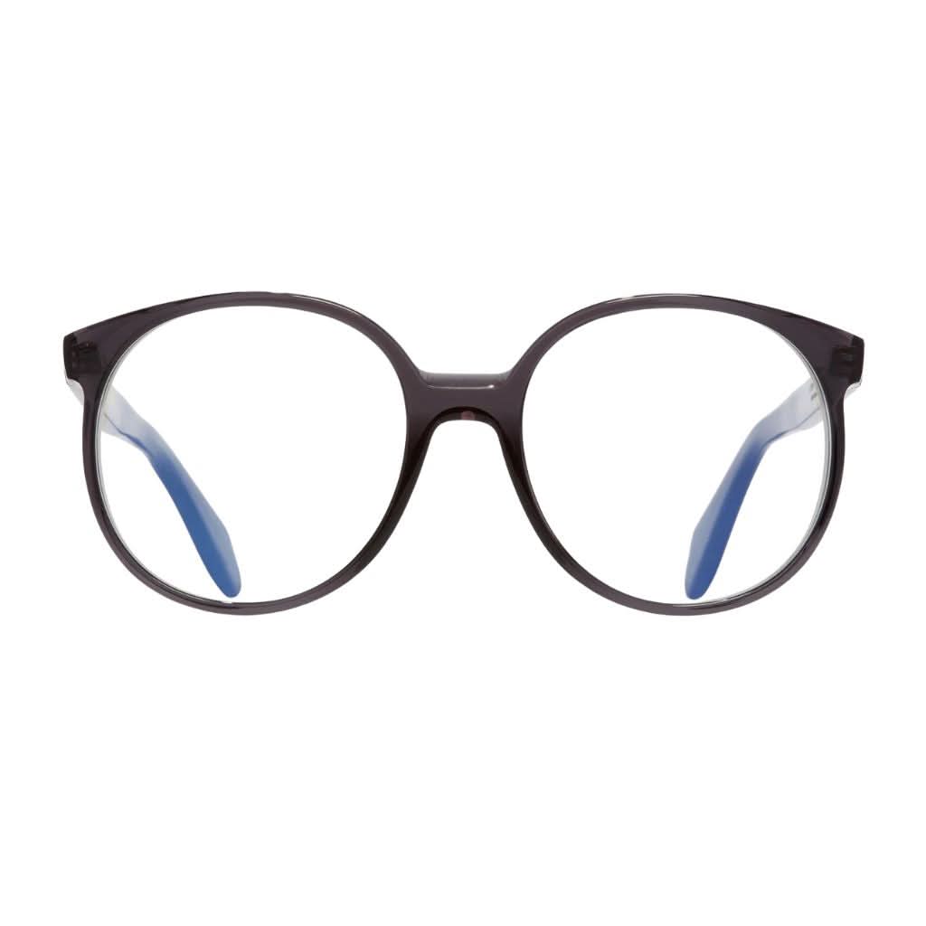 Cutler and Gross 1395 Round Opticals Dark Grey – Frontansicht, handgefertigte Designerbrille bei Brillen Schneider München.
