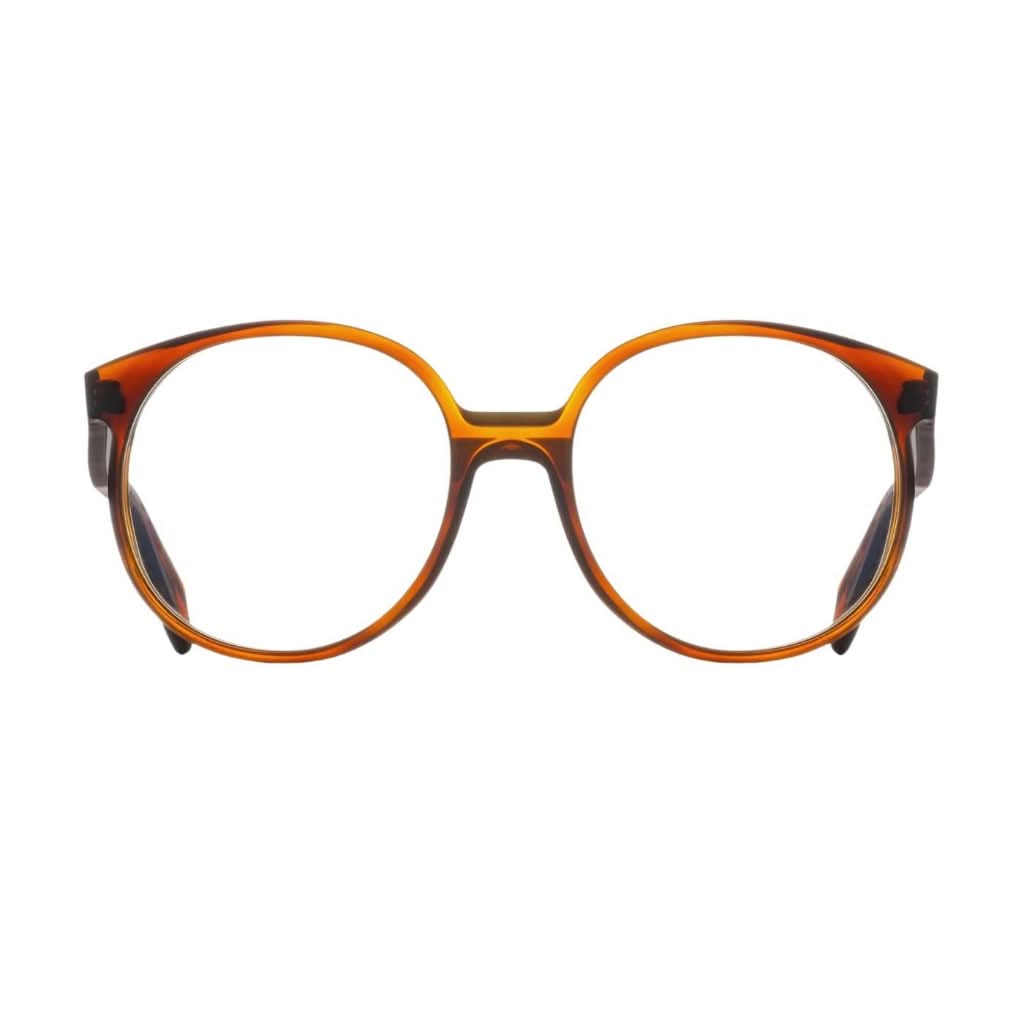 Cutler and Gross 1395 Round Opticals in 06 Honey Havanna – handgefertigte Vintage Brille mit hohem Steg bei Brillen Schneider München.