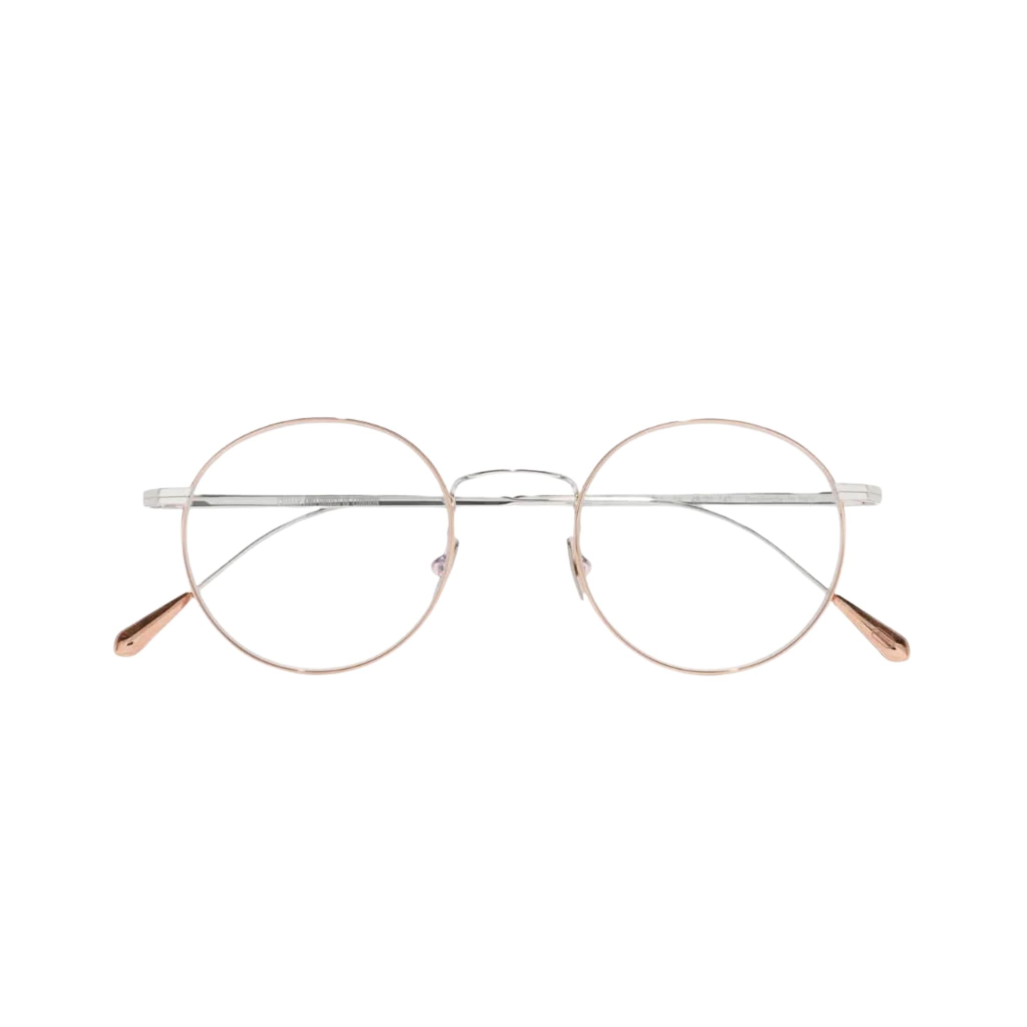 Detailaufnahme der Cutler and Gross Aurum 0001 04 – luxuriöse Verarbeitung, schlanke Linien und präzises Metall-Finish.
