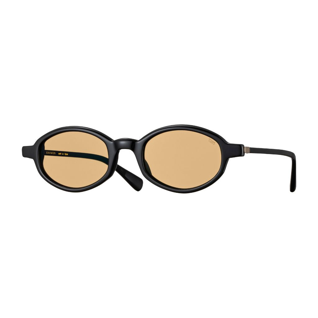 EYEVAN 7285 799E 100 Sonnenbrille Frontansicht Acetat schwarz minimalistisch Bügel Design München Optiker Brillen Schneider