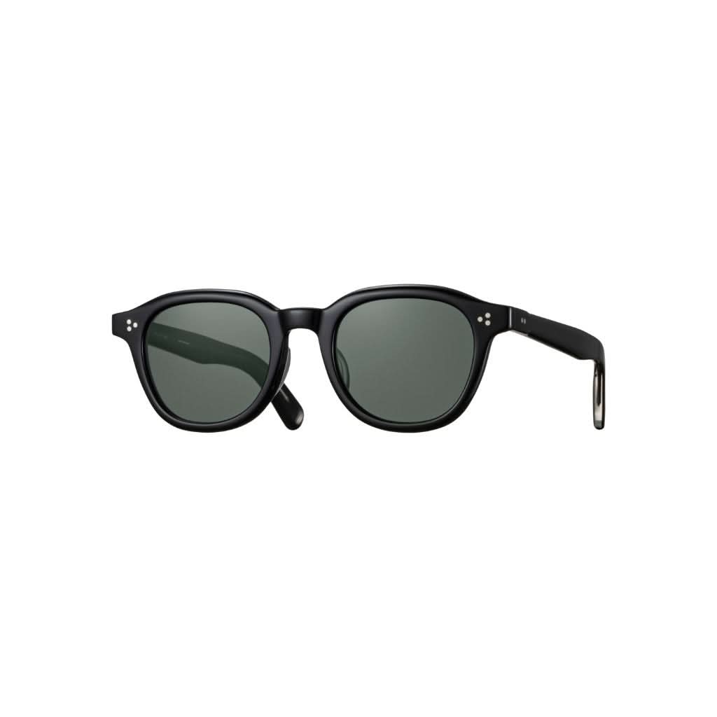 EYEVAN Sonnnebrille KIRK SUN in schwarzer Acetatfassung mit grünen Gläsern und rechteckigem Design – exklusiv bei Brillen Schneider München