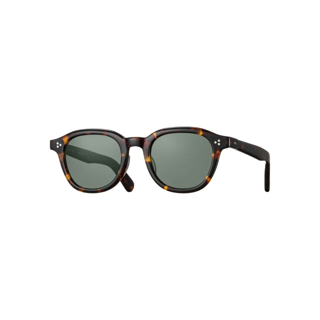 EYEVAN KIRK SUN Sonnenbrille in Schildpatt-Optik mit rechteckiger Acetatfassung und braunen Gläsern, exklusiv bei Brillen Schneider München