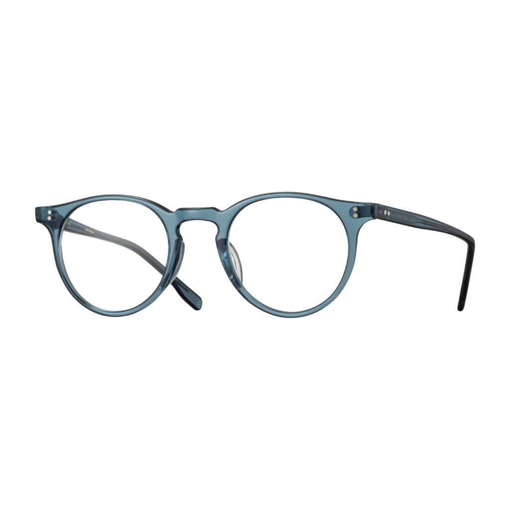 EYEVAN Stag-E IDG Brille blau grau transparent Boston Form Acetat Designerbrille Vintage Stil Brillen Schneider München