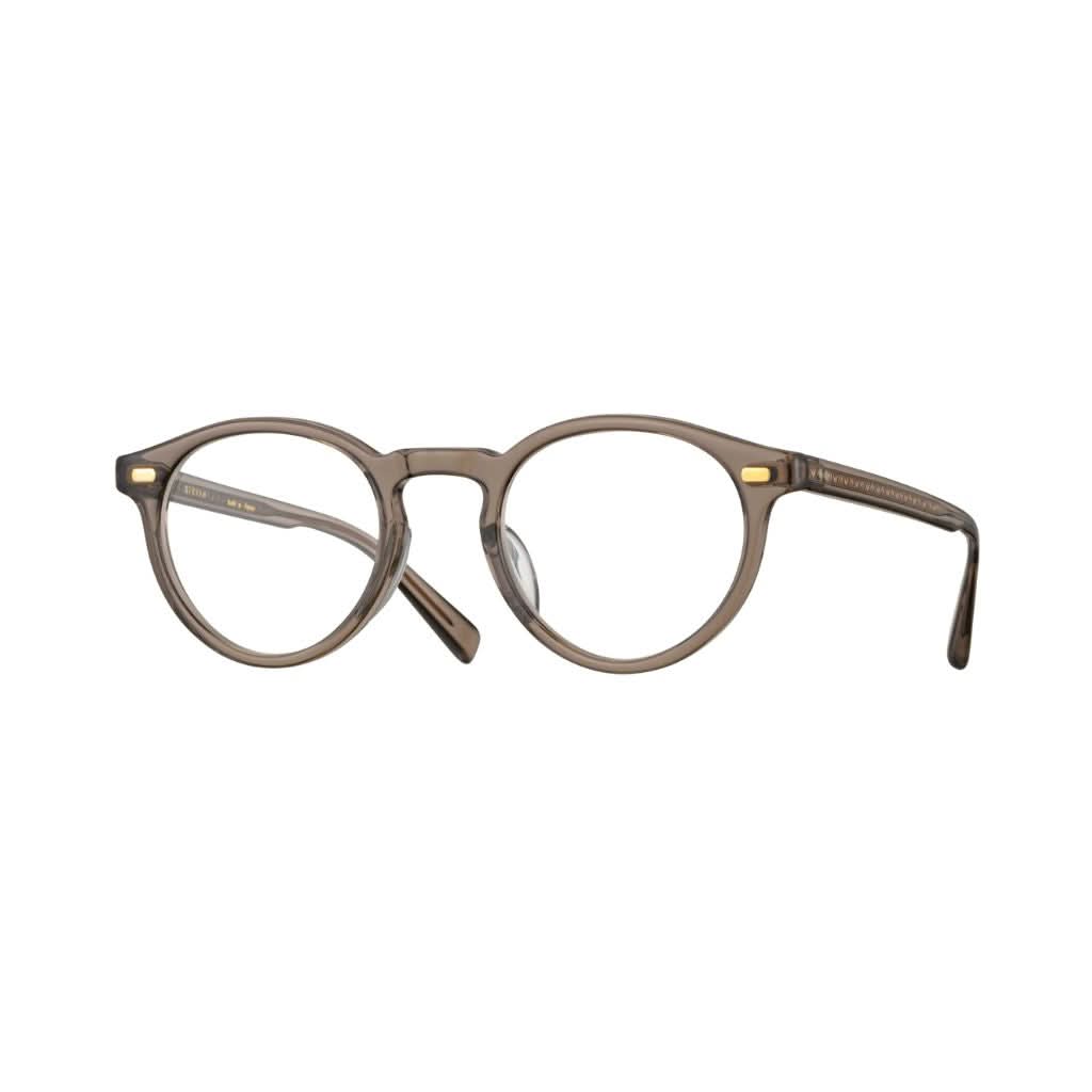 EYEVAN PUERTO-E Brille in SMK – transparente Designerbrille in Taupe, klassische Panto-Form aus Acetat, exklusiv bei Brillen Schneider München