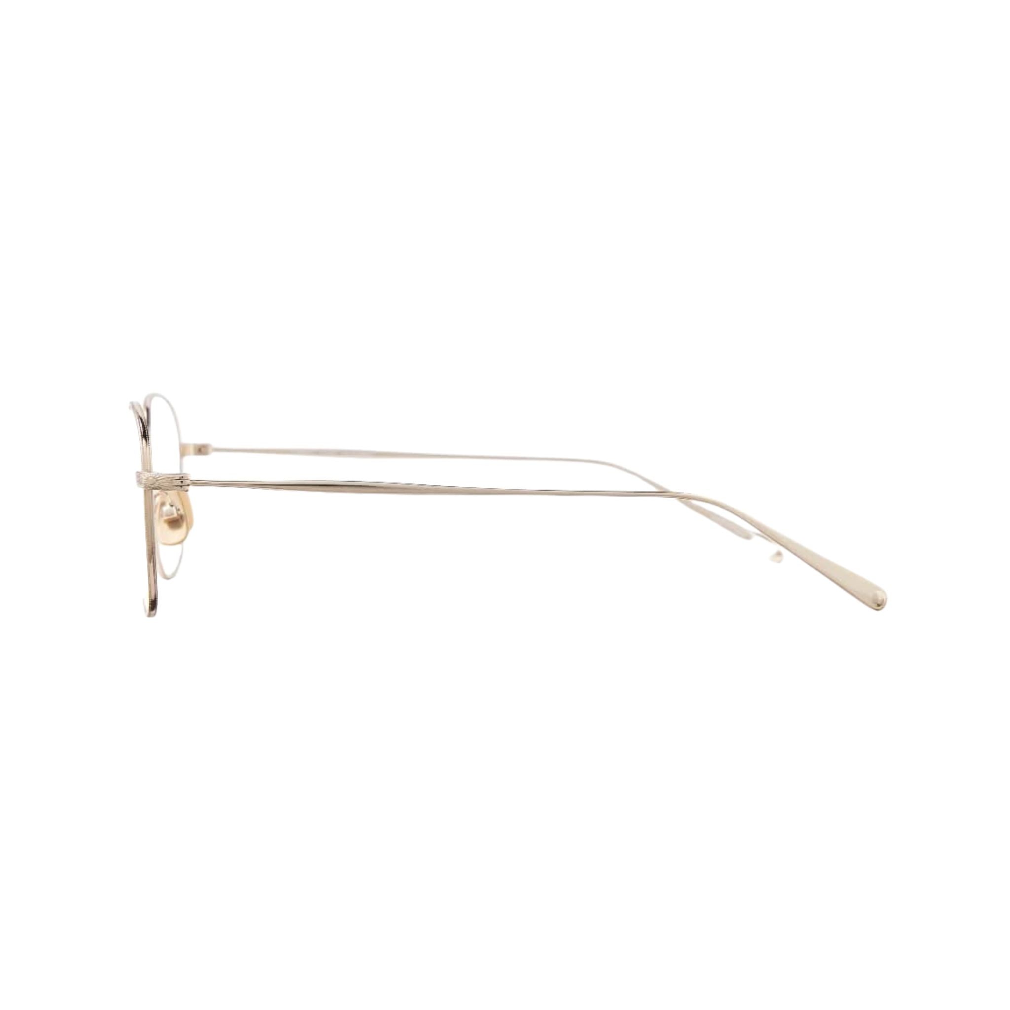 Die „Garrett Leight Cascade Gold“ Brille von Optik Bartholomä in München – extrem leicht und perfekt für den modernen, eleganten Look.