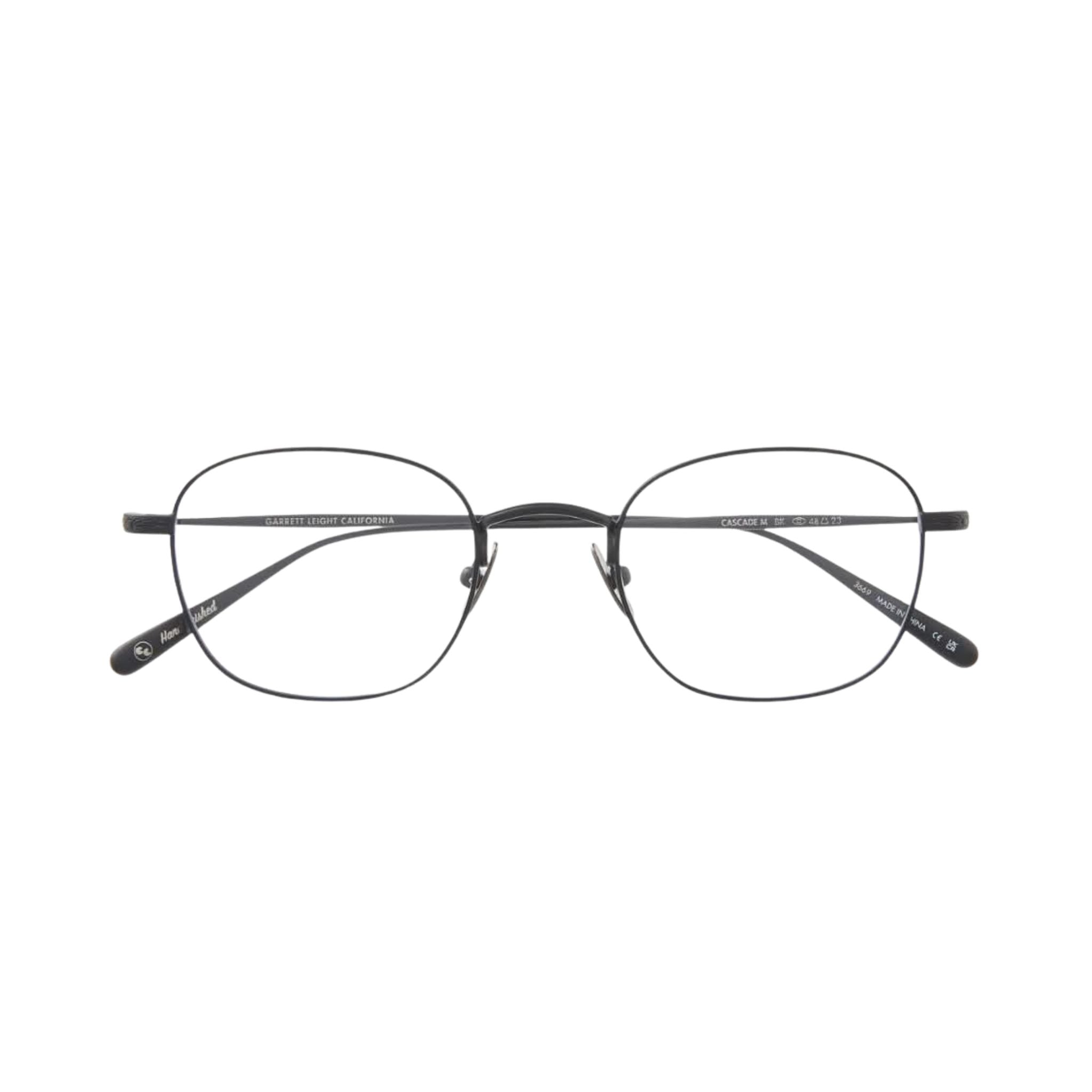 Optik Bartholomä in München bietet die leichte „Garrett Leight Cascade Black“ Brille – perfekt für Komfort und Stil, bei Ihrem individuellen Augenoptiker.