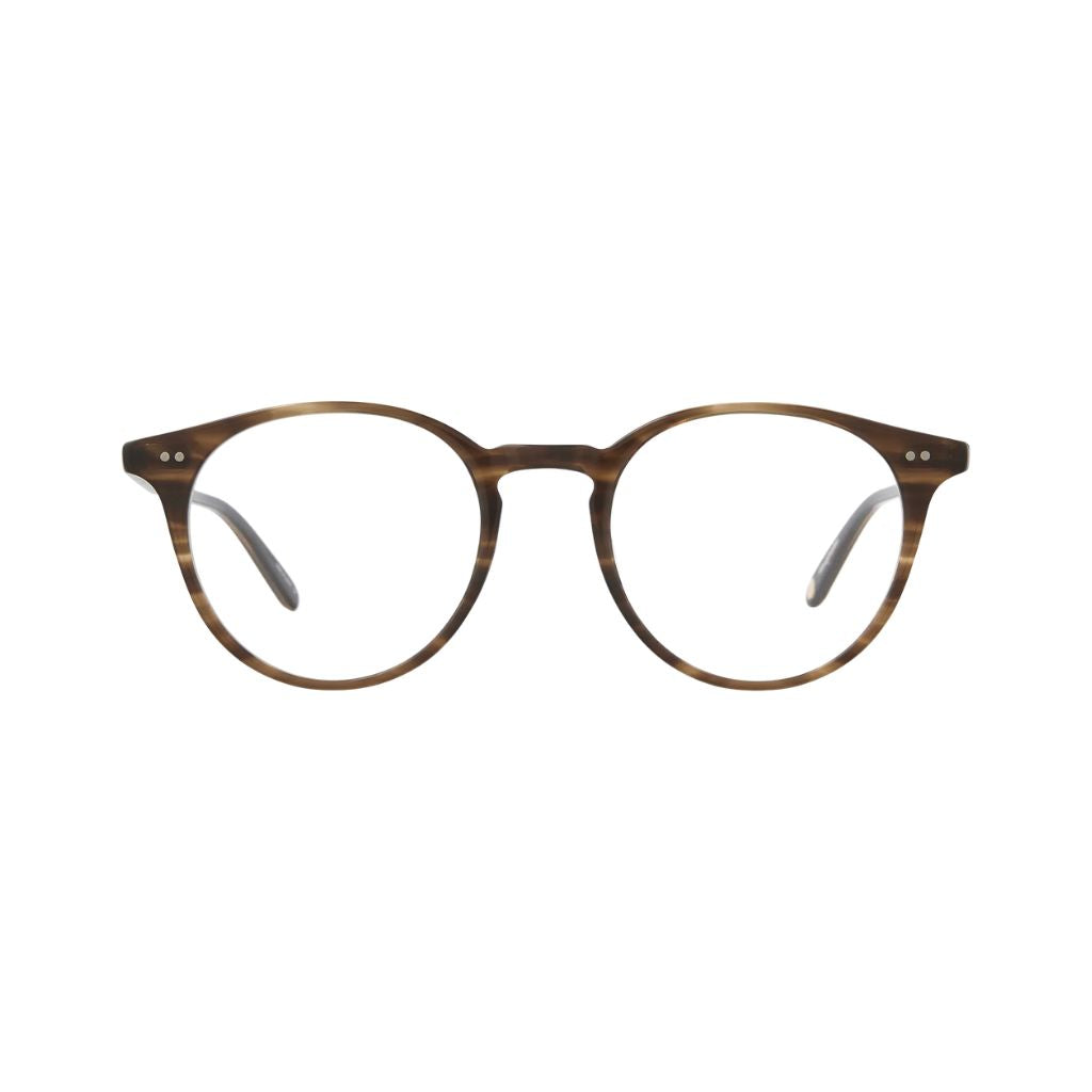 Garrett Leight CLUNE Brandy Tortoise Panto Brille Frontansicht Unisex Designerbrille München Optiker Optik Bartholomä