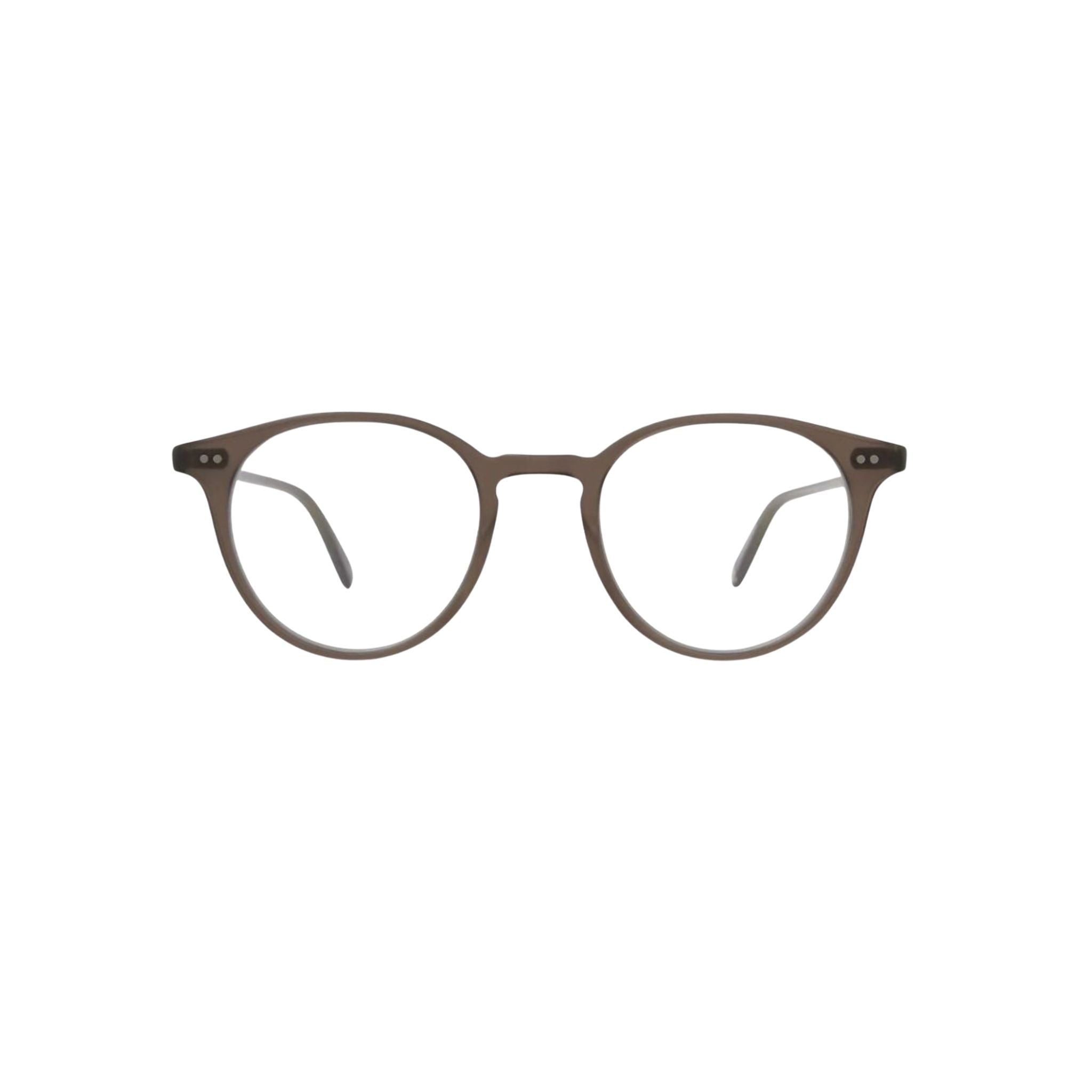 Garrett Leight CLUNE Matte Espresso Panto Brille Frontansicht Unisex Designerbrille braun matt München Optiker Optik Bartholomä