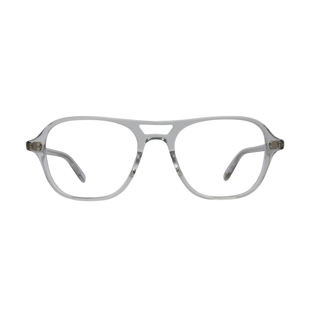 Garrett Leight DOC Light Light Grey Brille Frontansicht Unisex grau transparent Designerbrille München Optiker Optik Bartholomä