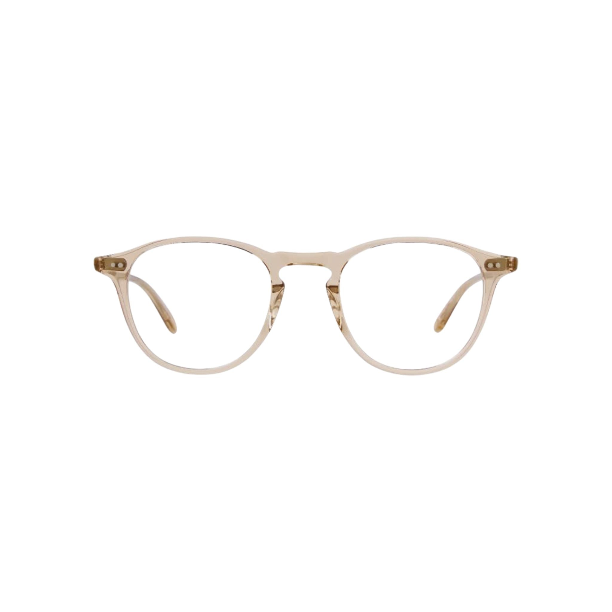 Frontansicht der Garrett Leight Brille, Modell Hampton X in Brew, entdeckt bei Optik Bartholomä.
