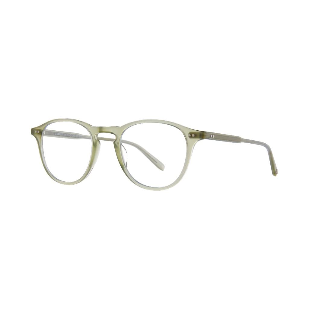 Detailansicht der Garrett Leight Hampton Brille in Sea Glass, zu finden bei Optik Bartholomä München.