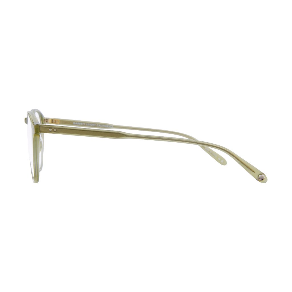 Seitenansicht der Garrett Leight Hampton Brille in Sea Glass, zu finden bei Optik Bartholomä München