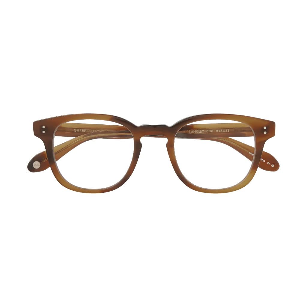 Garrett Leight Langley Brille in Cedar Tortoise, zu finden bei Optik Bartholomä.