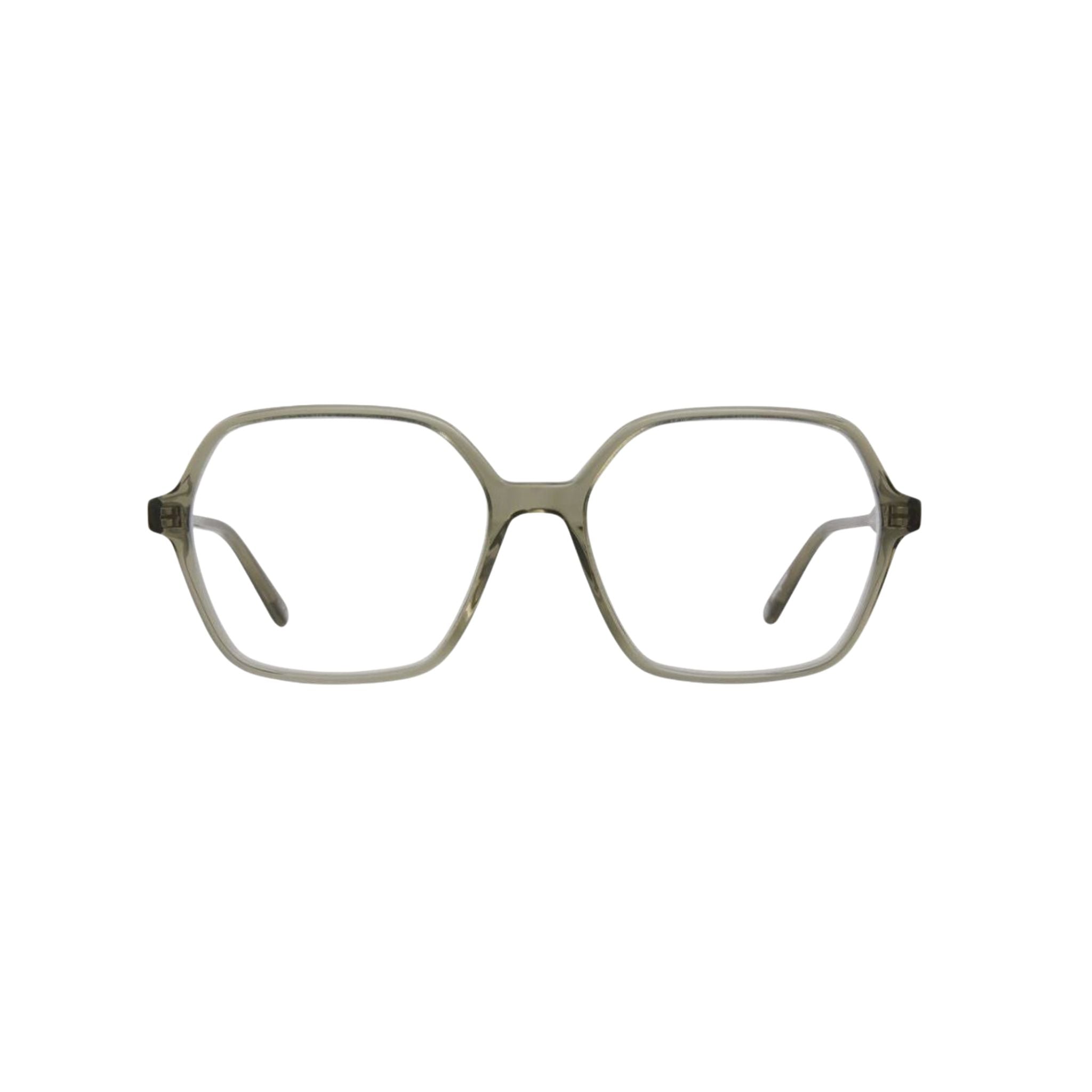 Garrett Leight MARIPOSA Oakmoss Brille Frontansicht Retro Oversize Unisex grün transparent Designerbrille München Optiker Optik Bartholomä