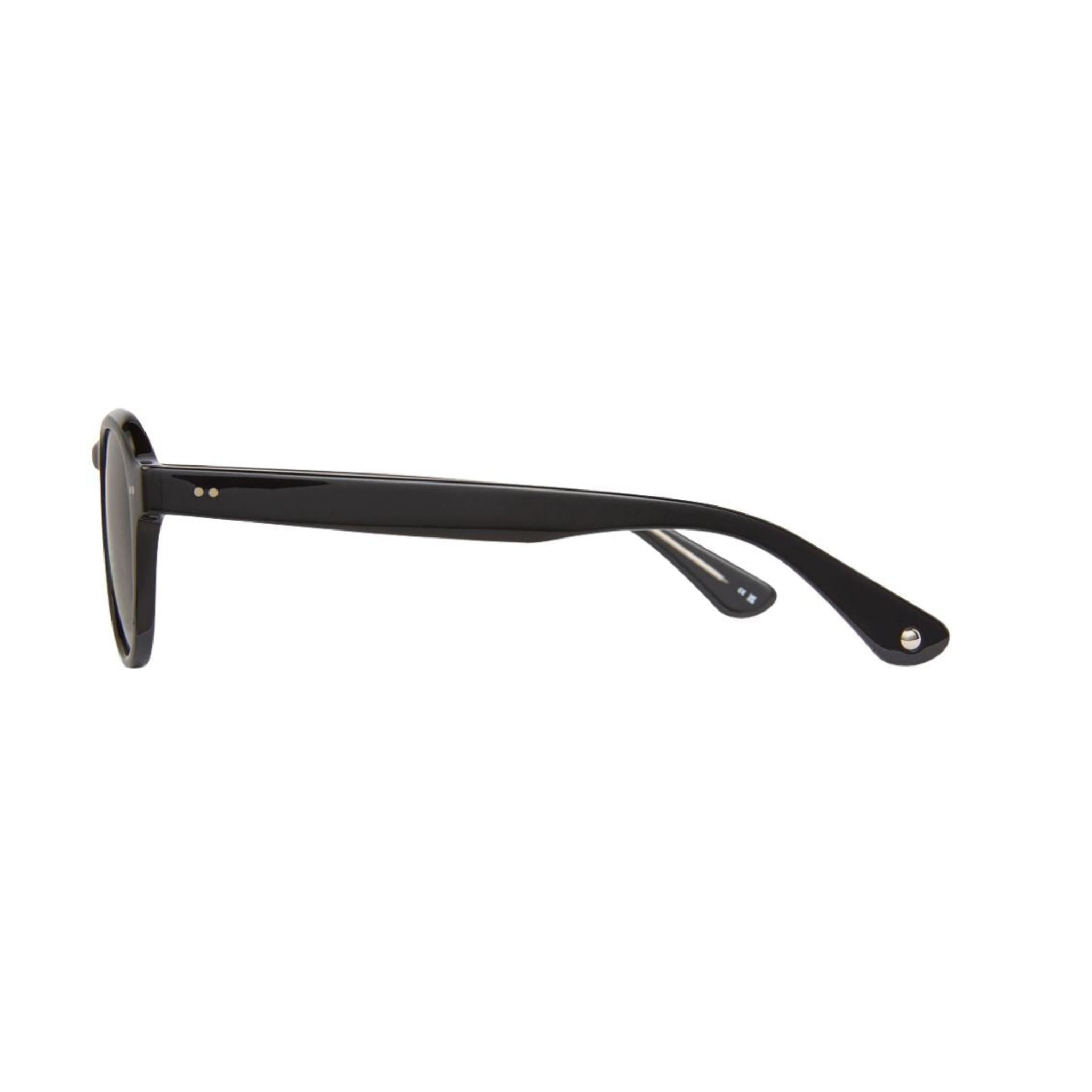 Garrett Leight McNally Sun Black Sonnenbrille Seitenansicht Acetat Aviatorform Unisex schwarz Designer München Optiker Optik Bartholomä