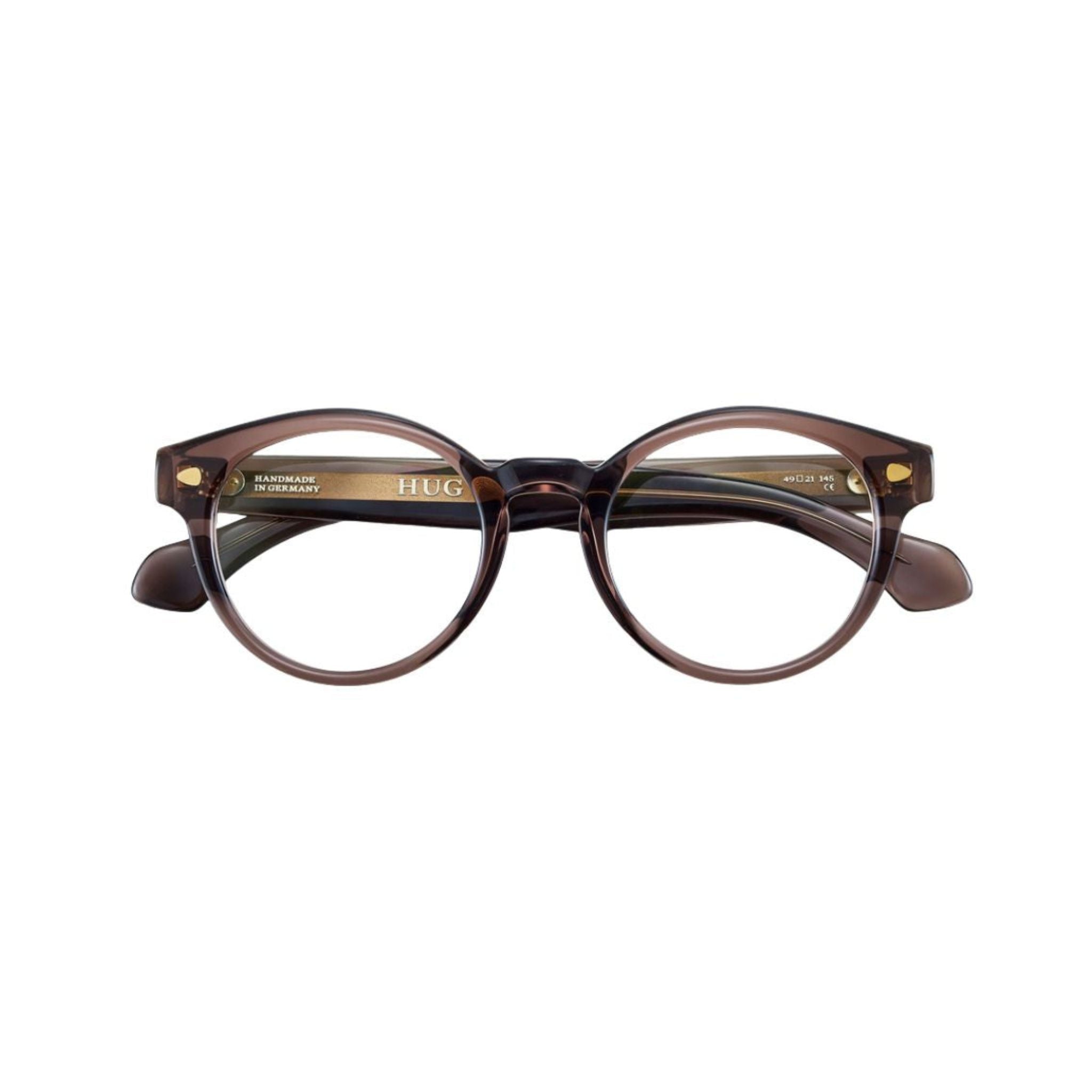 HUG Spectacles BESSIE 26G Brille Frontansicht Panto plum rot transparent Acetat rund München Optiker Optik Bartholomä
