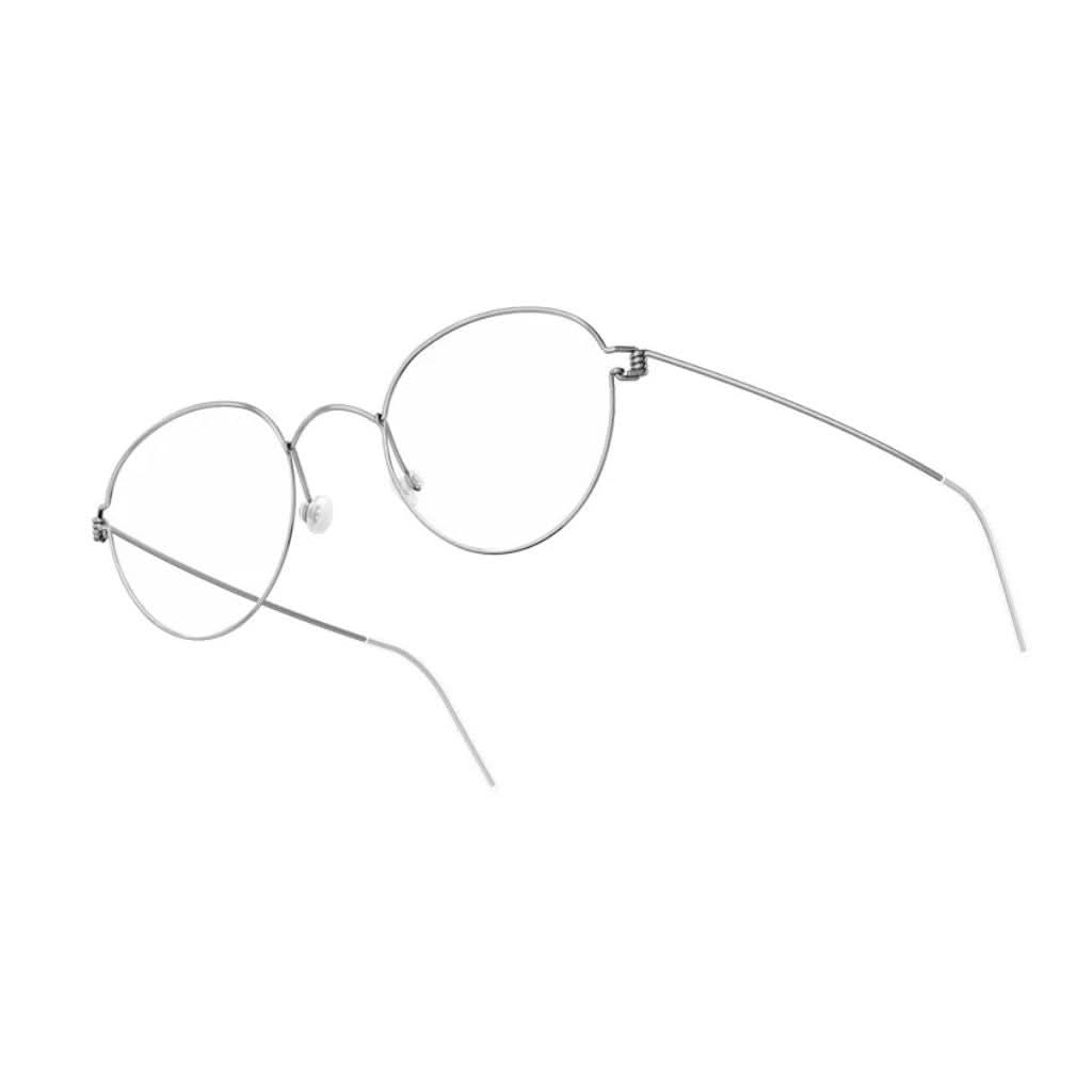 Seitenansicht der Brille BO P10 von Lindberg, zeigt die schlanke und zeitgemäße Form mit feinen Details. Exklusiv bei Brillen Schneider in München erhältlich.