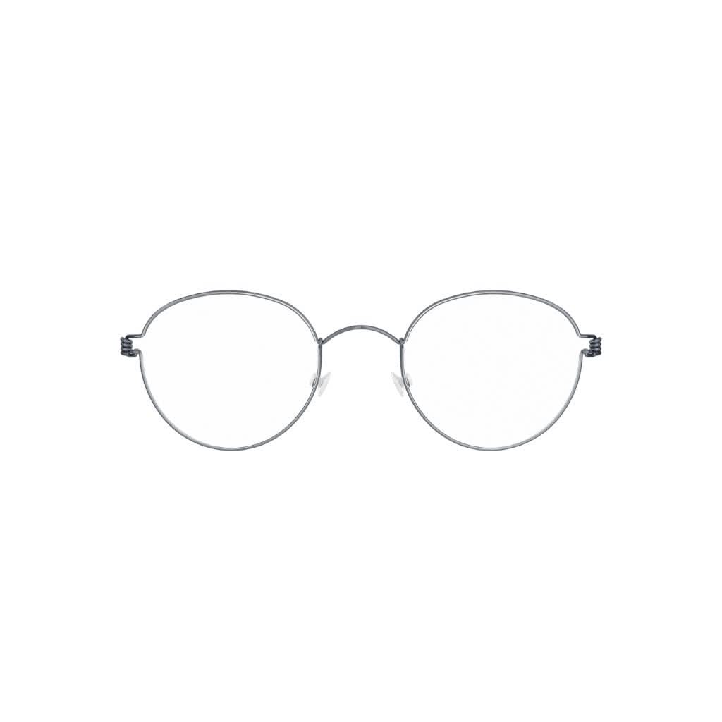 Frontansicht der Brille BO U16 von Lindberg, elegant und minimalistisch gestaltet, aus hochwertigem Titan für optimalen Tragekomfort. Erhältlich bei Brillen Schneider in München.