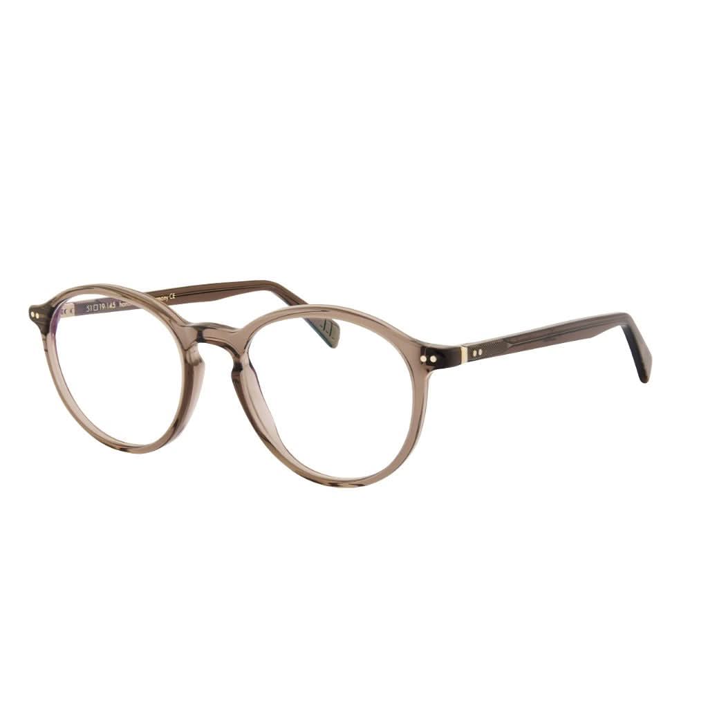 Designerbrille Lunor A11 451 in Vintage Grau – Seitenansicht elegante, matte Pantoform aus Acetat bei Brillen Schneider München Maxvorstadt
