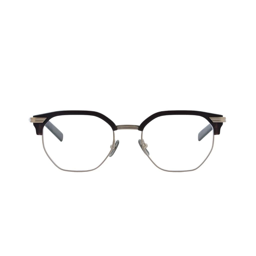 Lunor Brille C1 02 – Frontansicht edle Kombination aus Acetat und Titan im Mid-Century-Design bei Brillen Schneider München Maxvorstadt