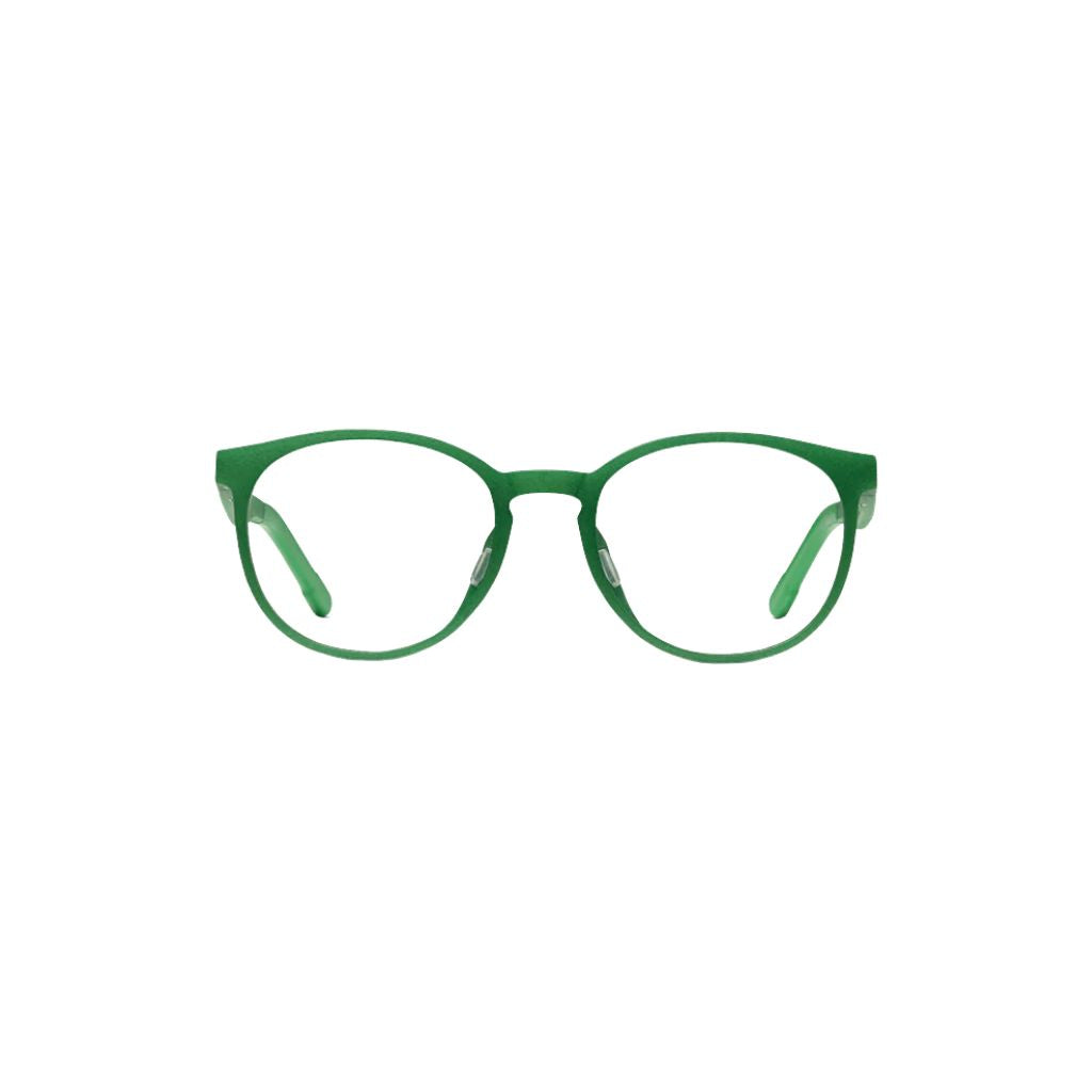 MANTI MANTI CASPAR Tambourine Green Kinderbrille Frontansicht in frischem Grün bei Brillen Schneider München, Optiker für Kinder und Erwachsene mit Optometrie.