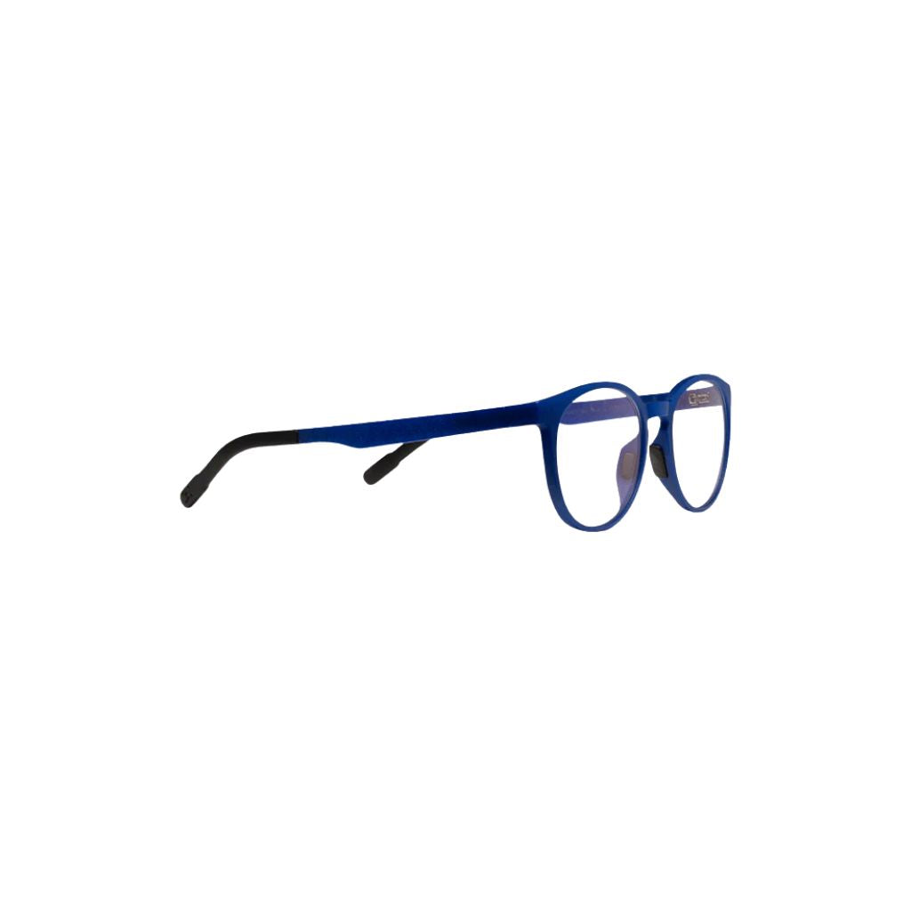 Designer Kinderbrille Caspar von Manti Manti aus Berlin in leuchtenden Blau aus Bio-Kunsstoff, nachhaltig aus Rizinusöl - jetzt bei Optiker Brillen Schneider München