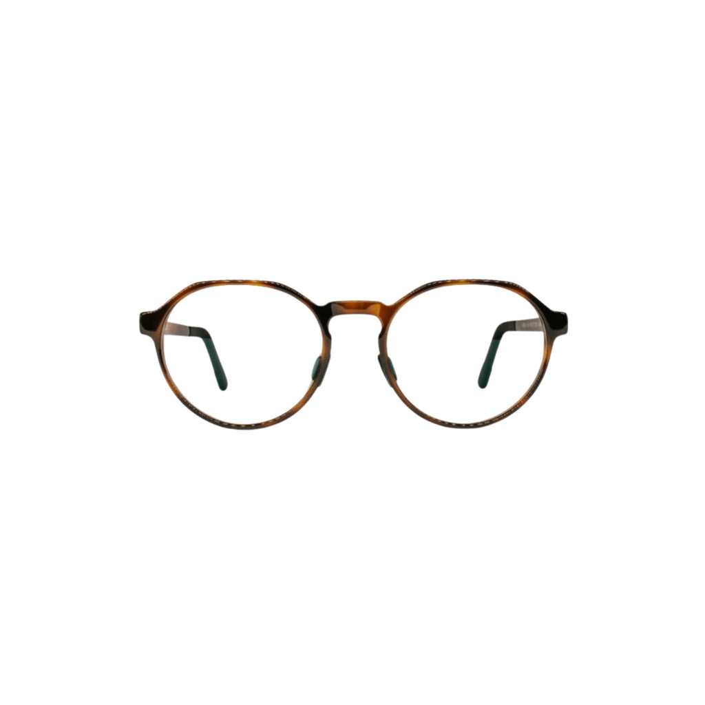 MANTI MANTI FRIDA Havanna Sun Kinderbrille Frontansicht mit runder Havanna-Fassung aus Bio-Kunststoff
