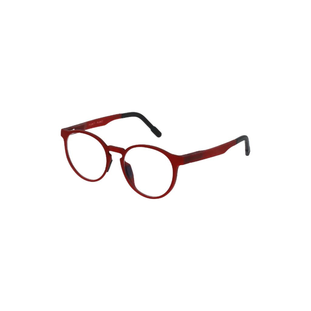 MANTI MANTI SUSE Kinderbrille in Raspberry Sorbet mit roter Panto-Fassung aus nachhaltigem Bio-Kunststoff für Kinder – Brillen Schneider München